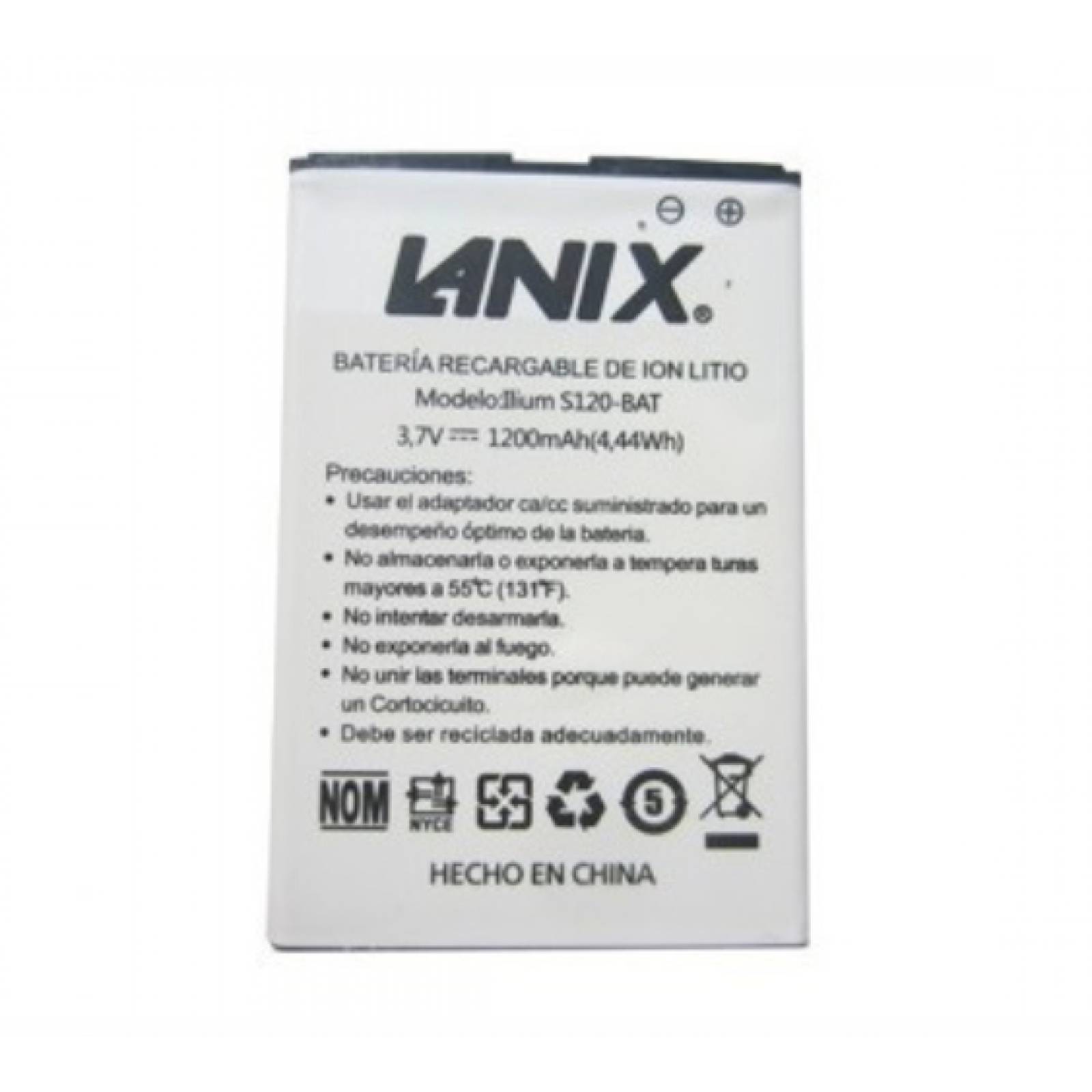 Pila Bateria Para Lanix S120 bat Ilium S120 1200 Mah