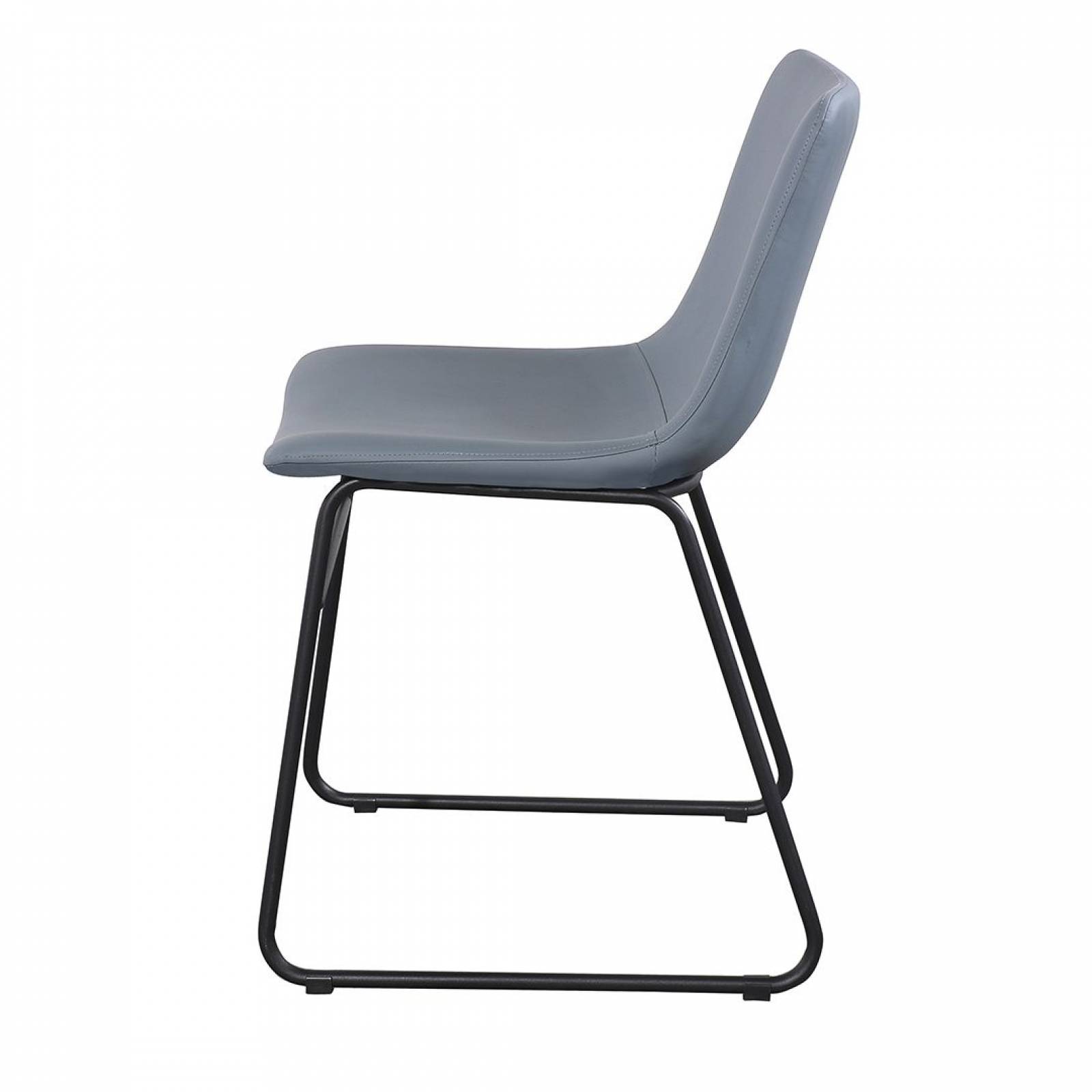 Kit de 4 Sillas para Hogar en sala de espera color gris