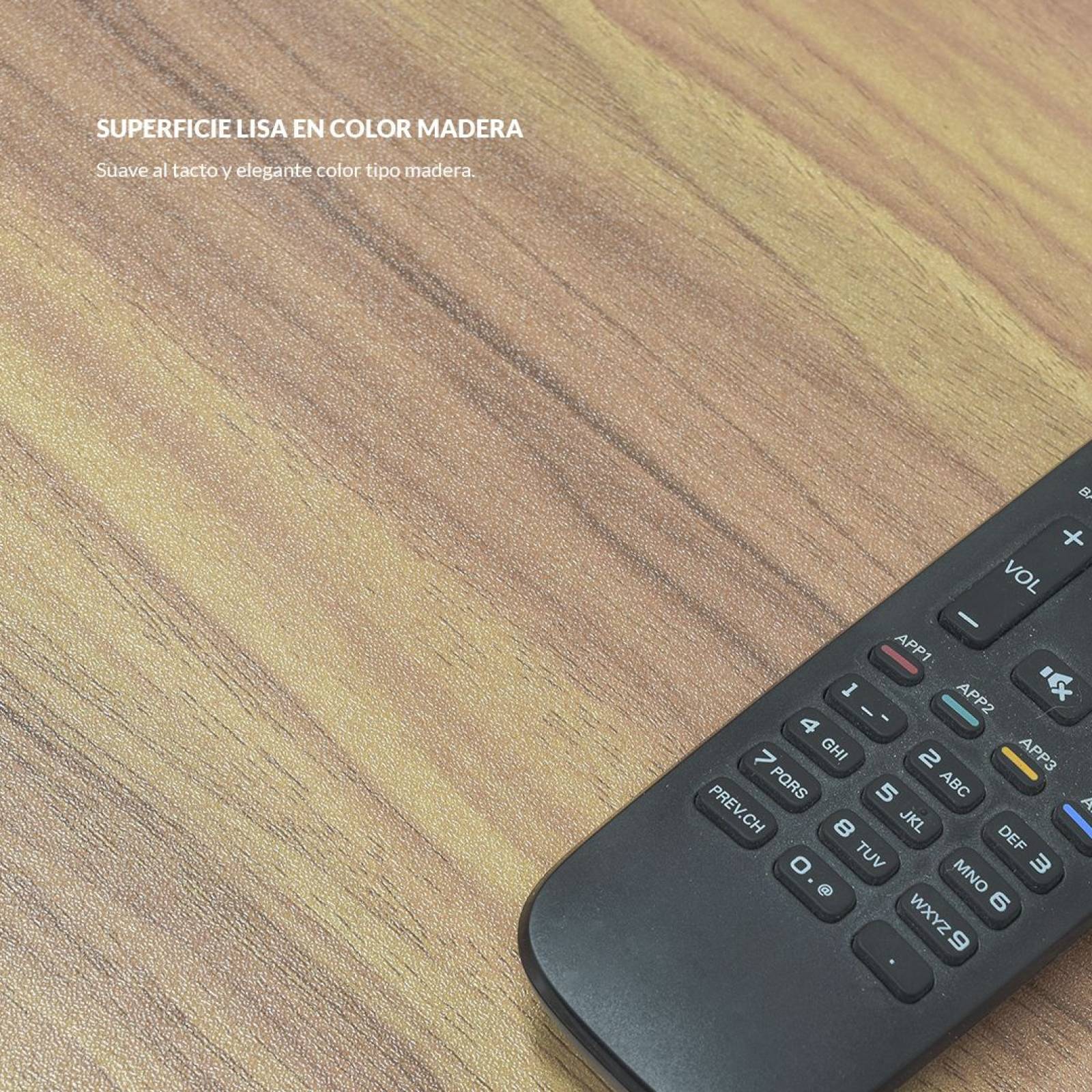 Mesa Minimalista para TV textura madera