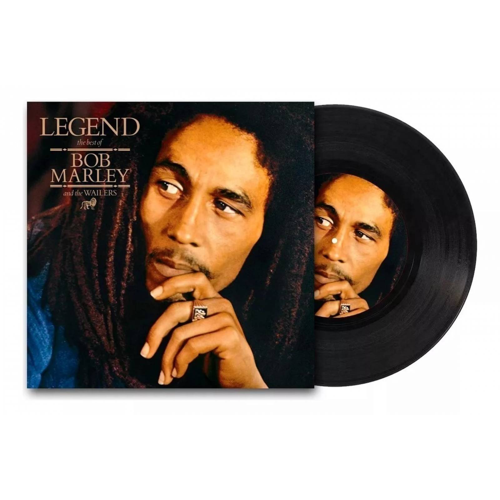 Cuadro Decorativo Bob Marley Vinilo 40x60cm Marco Negro