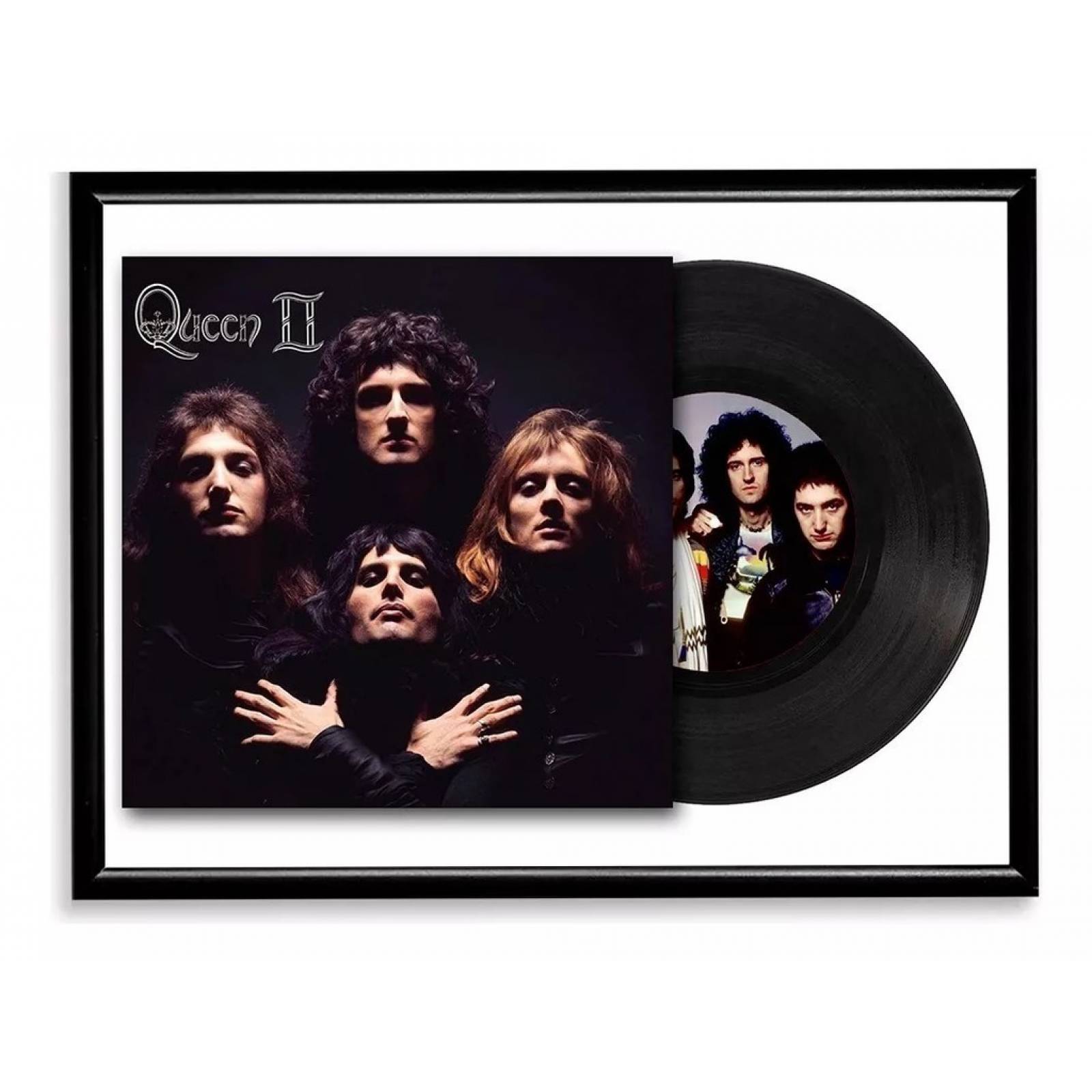 Cuadro Queen Decorativo Vinilo 40x60cm Marco Negro