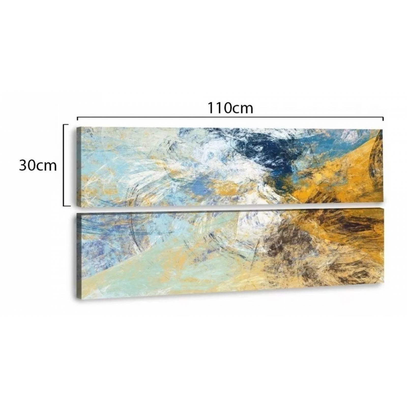 Cuadro Minimalista Abstractos Amarillos. Cuadro Decorativo Para Sala Moderno