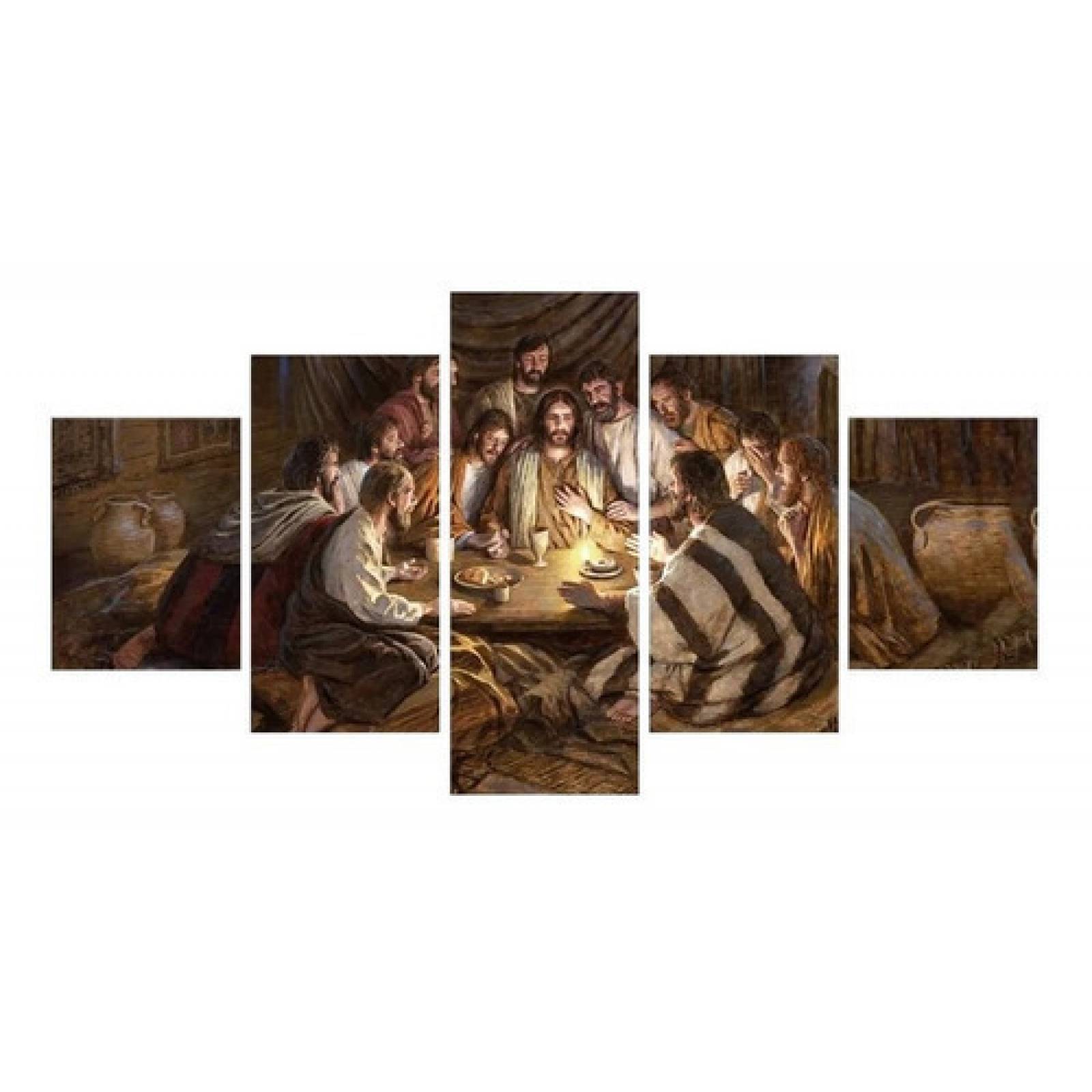 Cuadros Ultima Cena Set 5 Cuadros Para Comedor, Cocina