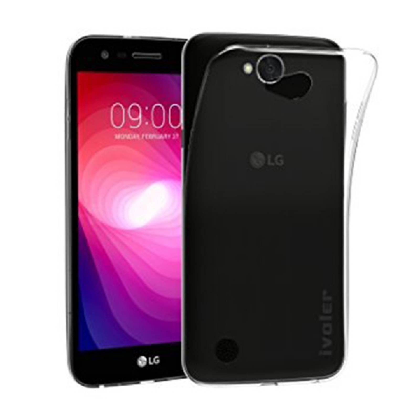 Funda de silicon Hit jelly para Lg X power 2 Transparente