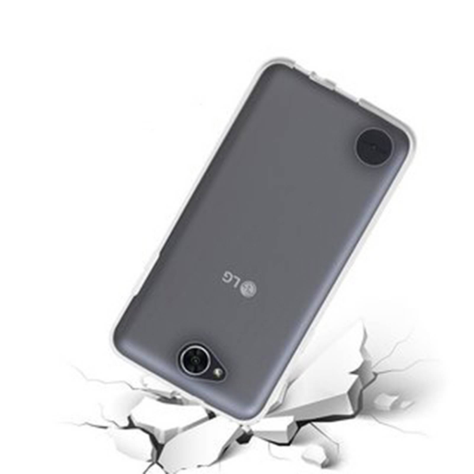 Funda de silicon Hit jelly para Lg X power 2 Transparente