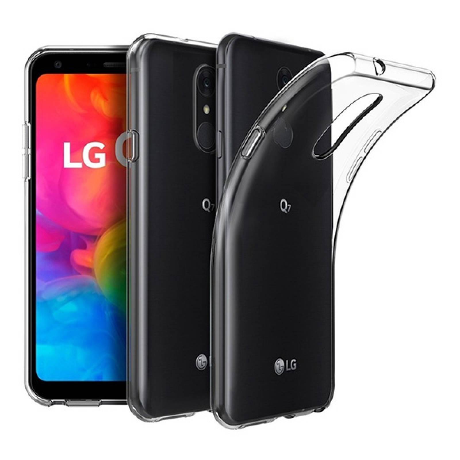 Funda de silicon Hit jelly para Lg Q7 2018| Q7 Plus| Q7 Alpha Transparente