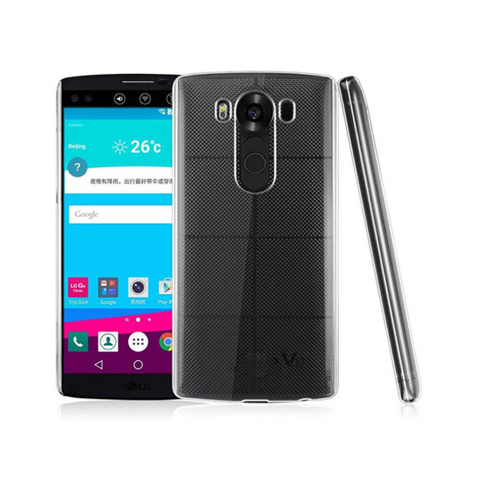 Funda de silicon Hit jelly para Lg V10 Transparente