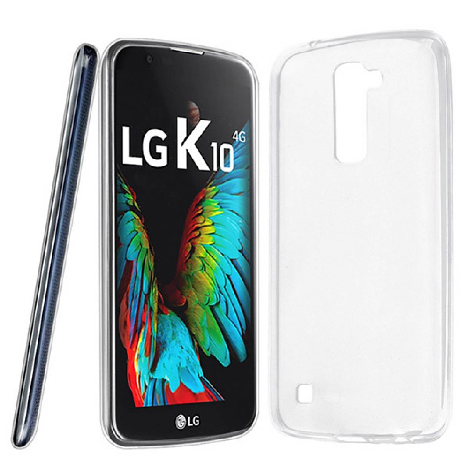 Funda de silicon Hit jelly para Lg K10 | Q10 Transparente