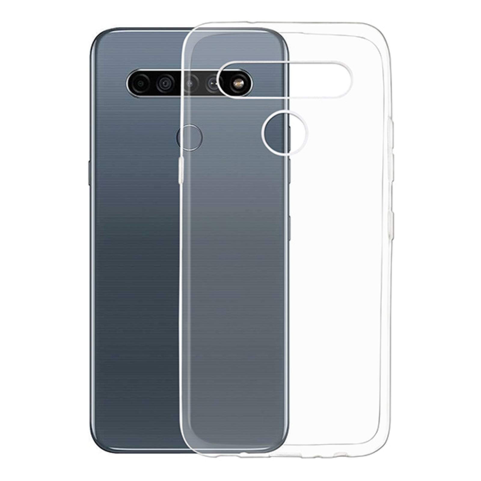 Funda de silicon Hit jelly para Lg K61 Transparente