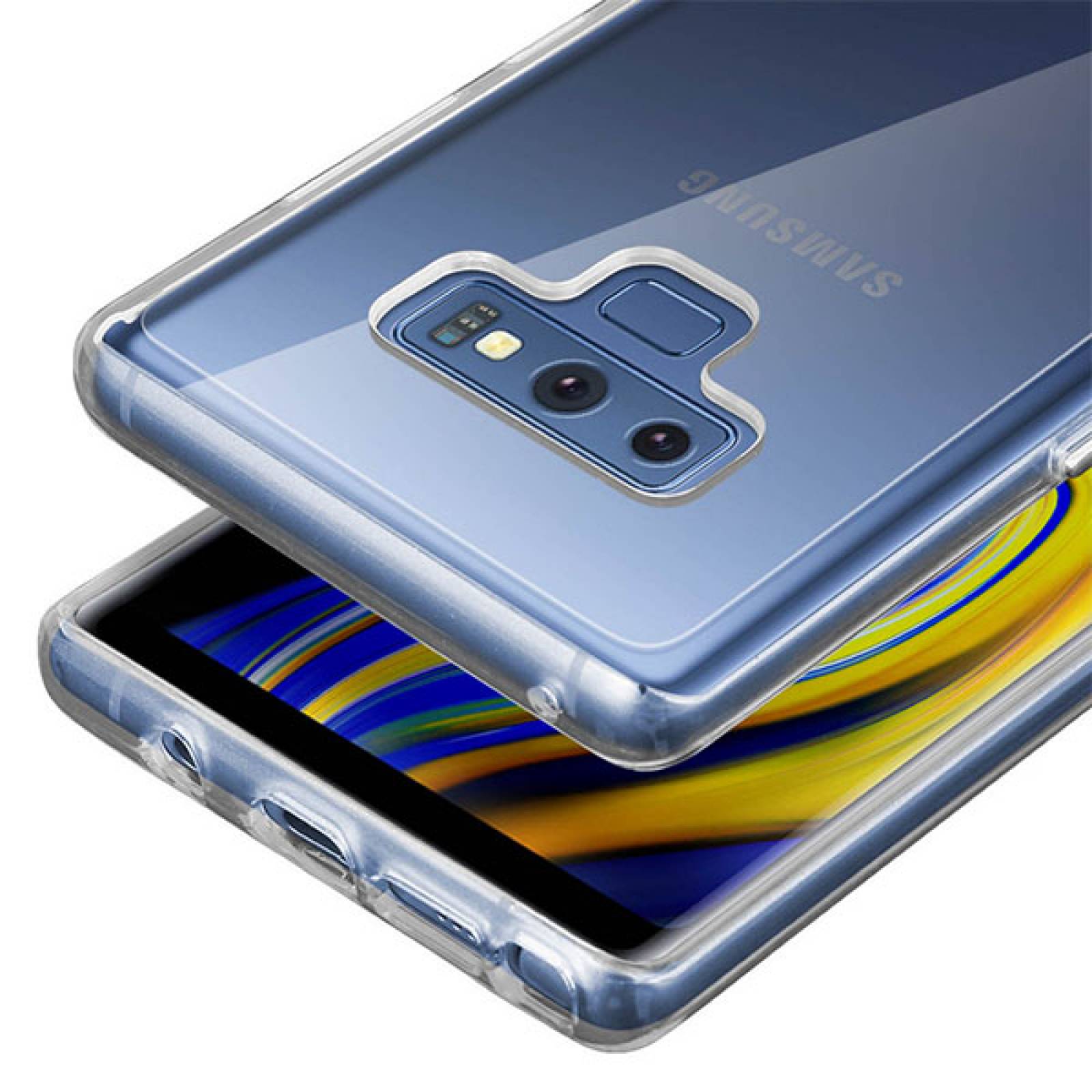 Funda de silicon Hit jelly para Samsung Galaxy Note 9 Transparente