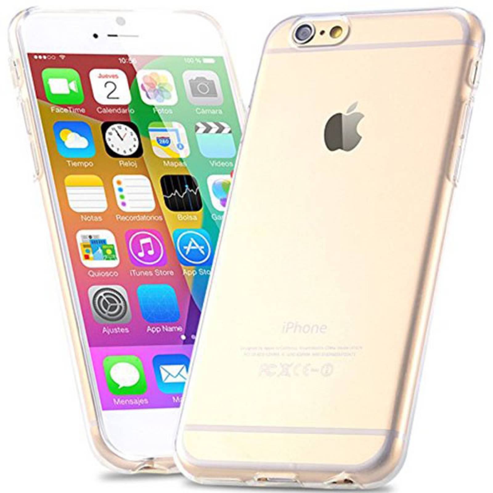 Funda de silicon Hit jelly para iPhone 6 plus Transparente