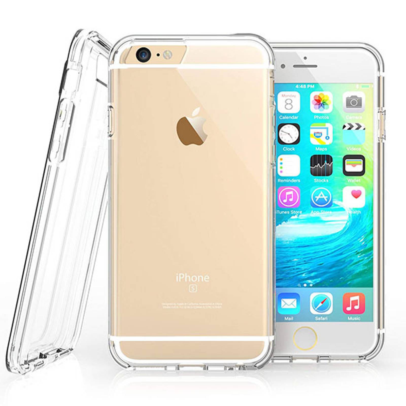 Funda de silicon Hit jelly para iPhone 6 plus Transparente