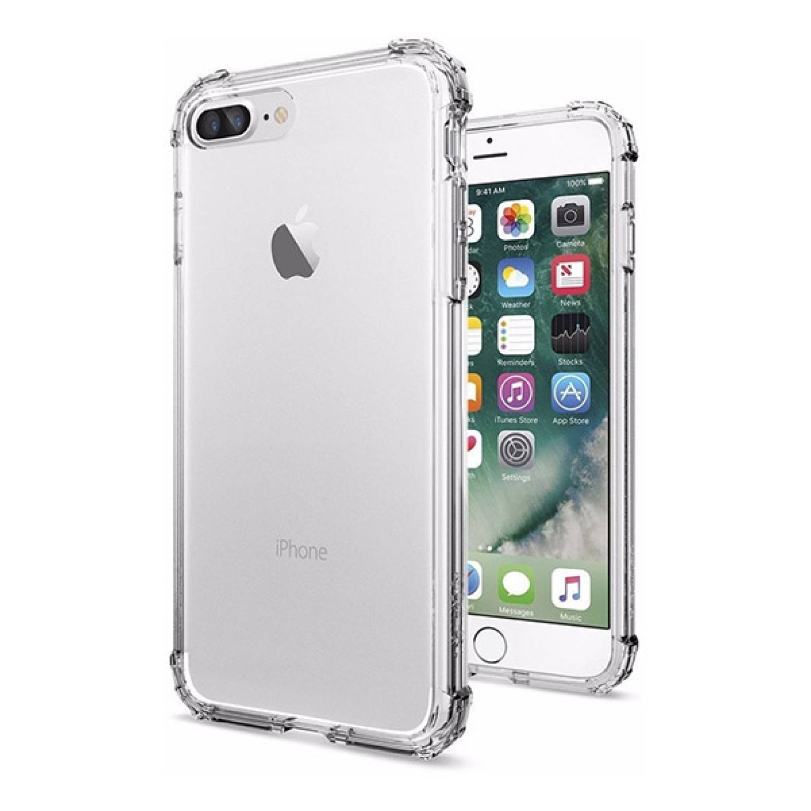Funda de silicon Air cushion para iPhone 7 Plus | 8 Plus Transparente