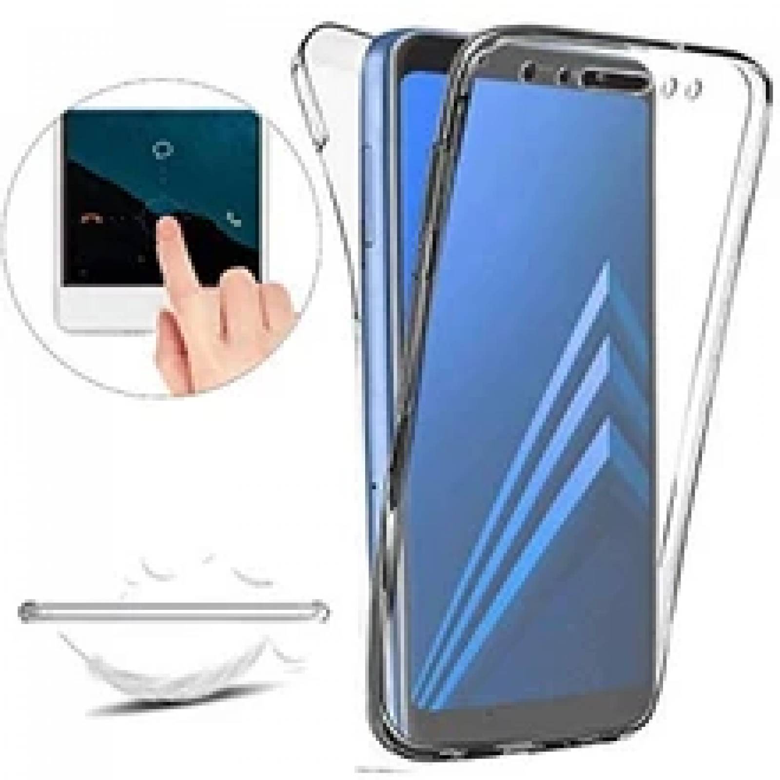 Funda Silicon 360 BLANK Transparente Para Samsung S8 Plus