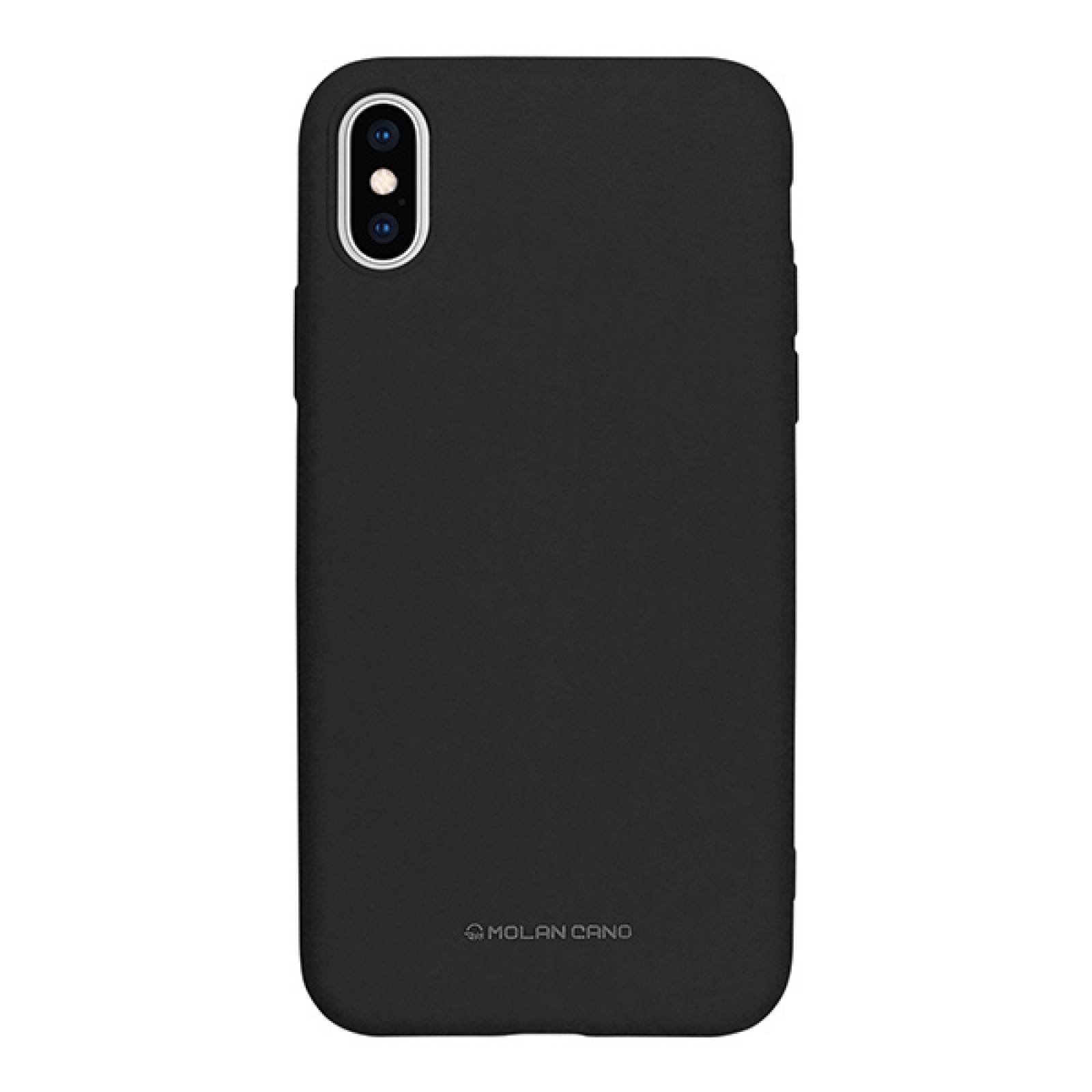 Funda Molan Cano Para Iphone X| Xs Silicon Suave Color Negro