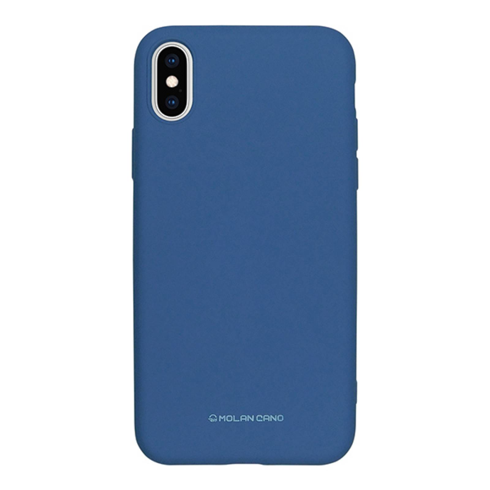 Funda suave para iPhone X / XS azul