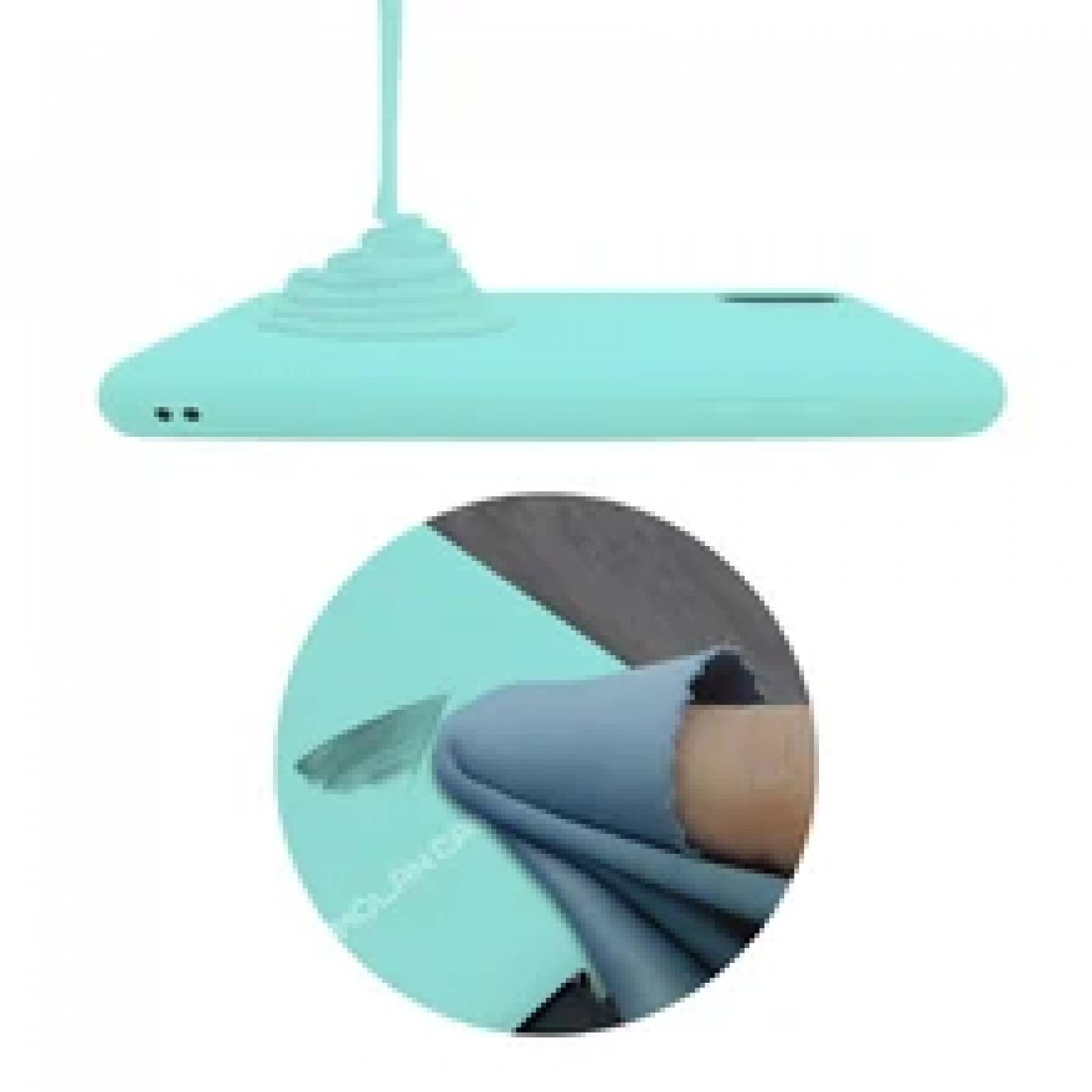 Funda Molan Cano Case De Silicon Suave Para Iphone 7 | 8 Plus Sin Orificio Menta