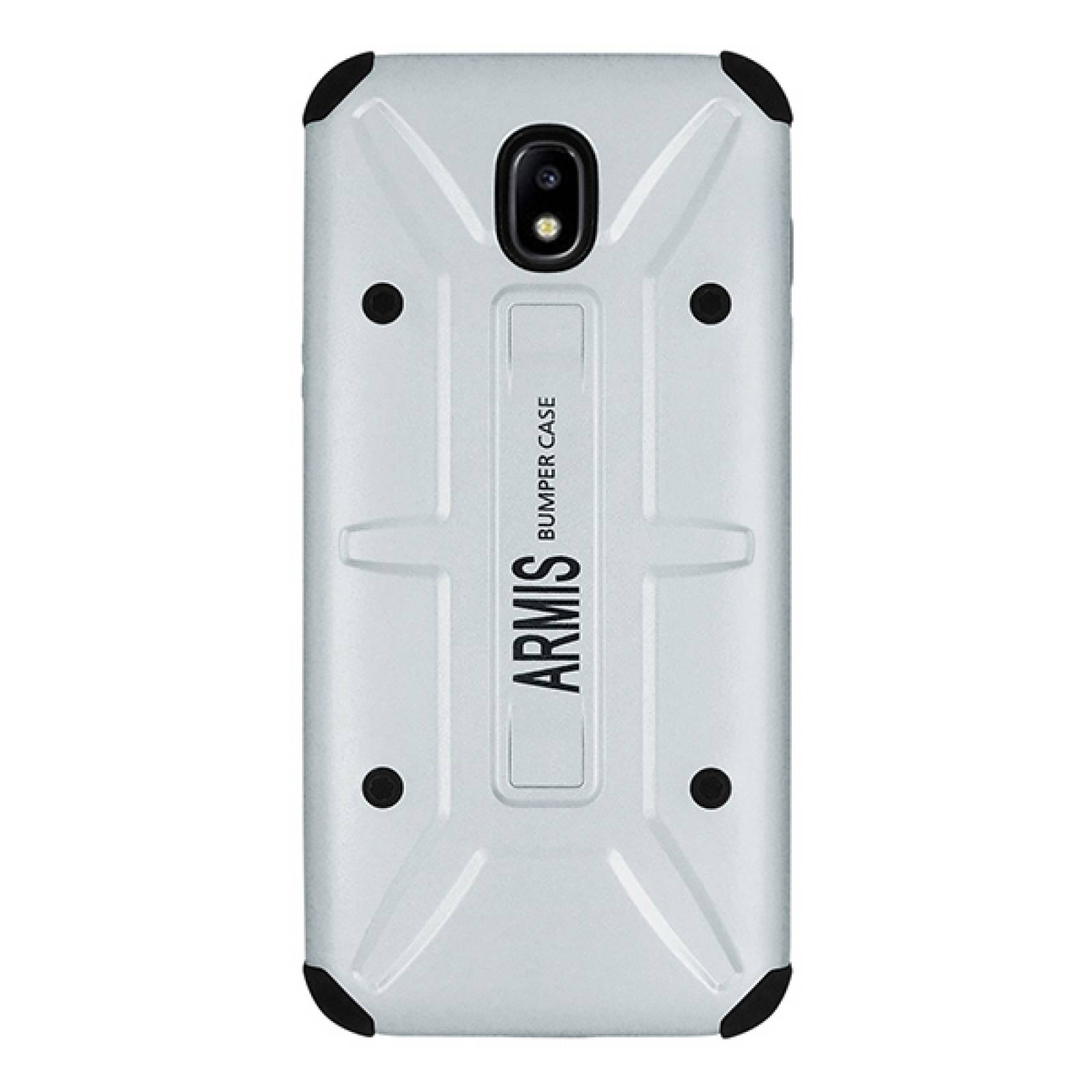 Funda Atti Armis Doble Capa Para Samsung J5 Pro Plata