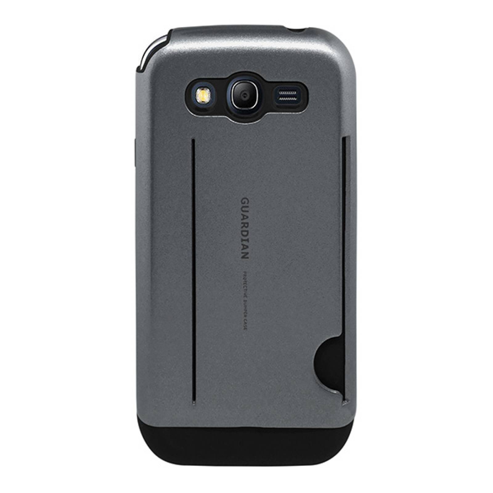 Funda tarjetero Guardian para Samsung Galaxy Grand neo Gris