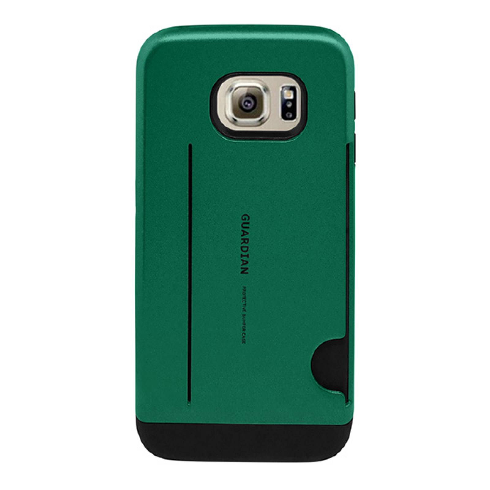 Funda tarjetero Guardian para Samsung Galaxy S6 edge Verde esmeralda