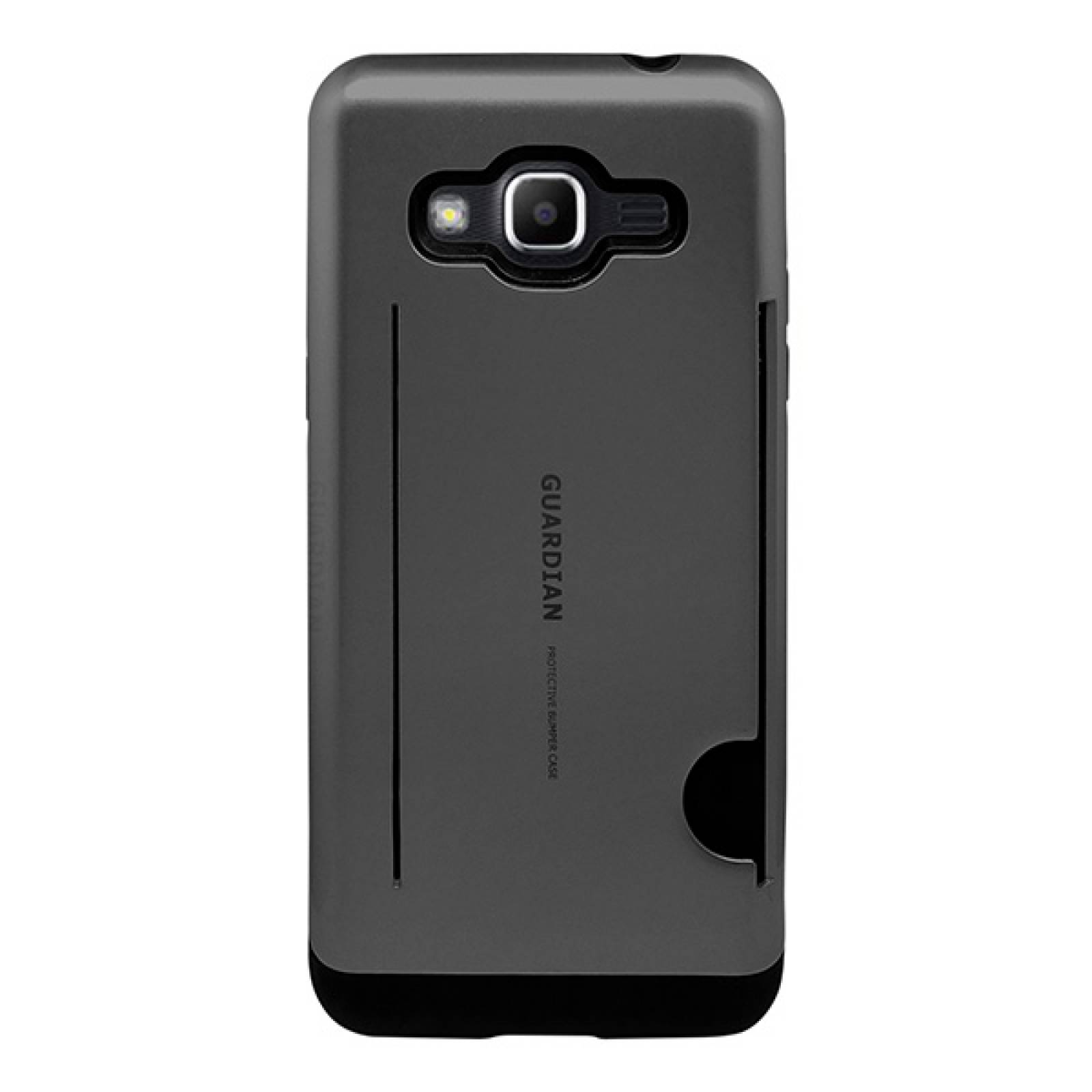 Funda tarjetero Guardian para Samsung Galaxy Grand prime Gris