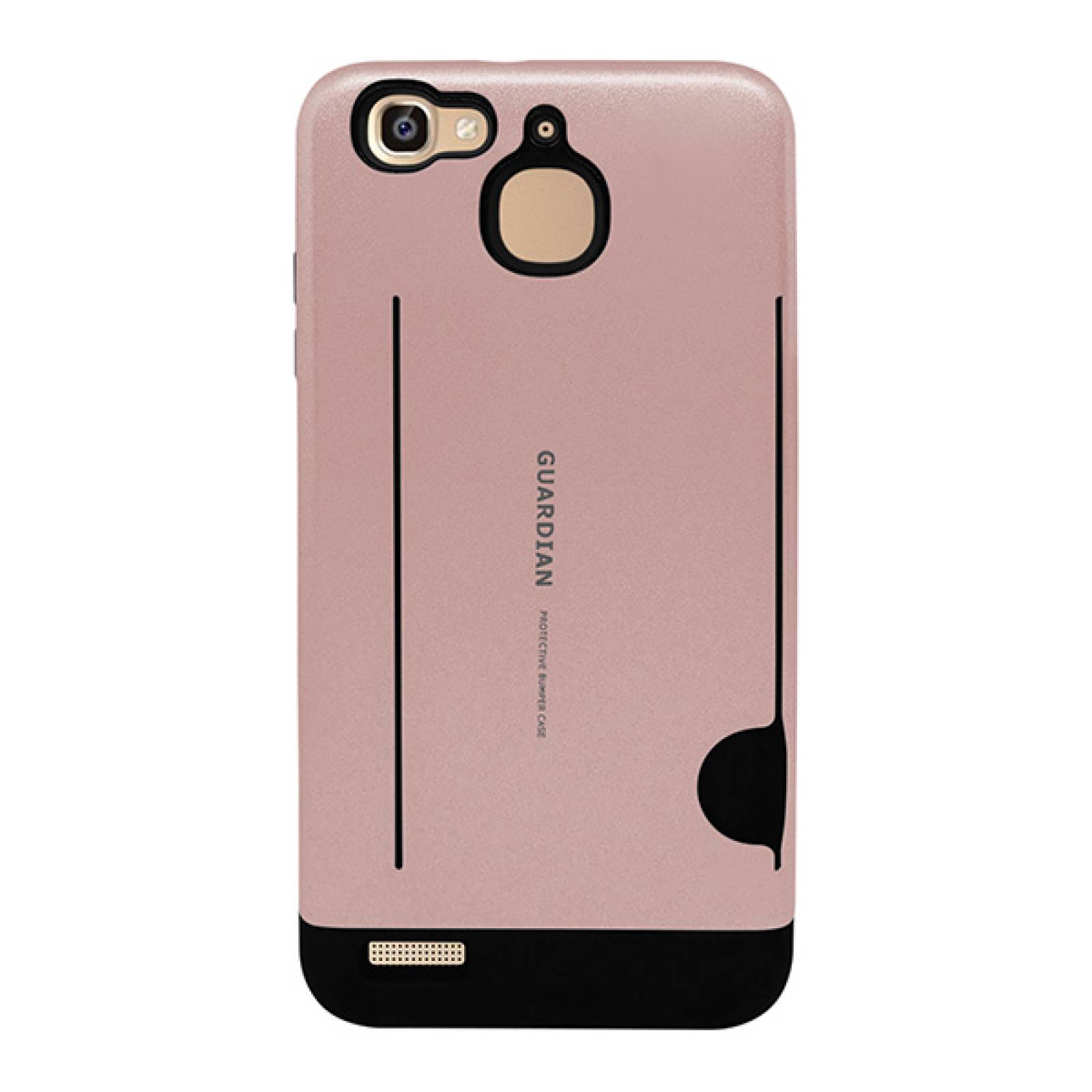 Funda tarjetero Guardian para Huawei Gr3 Rosa metal