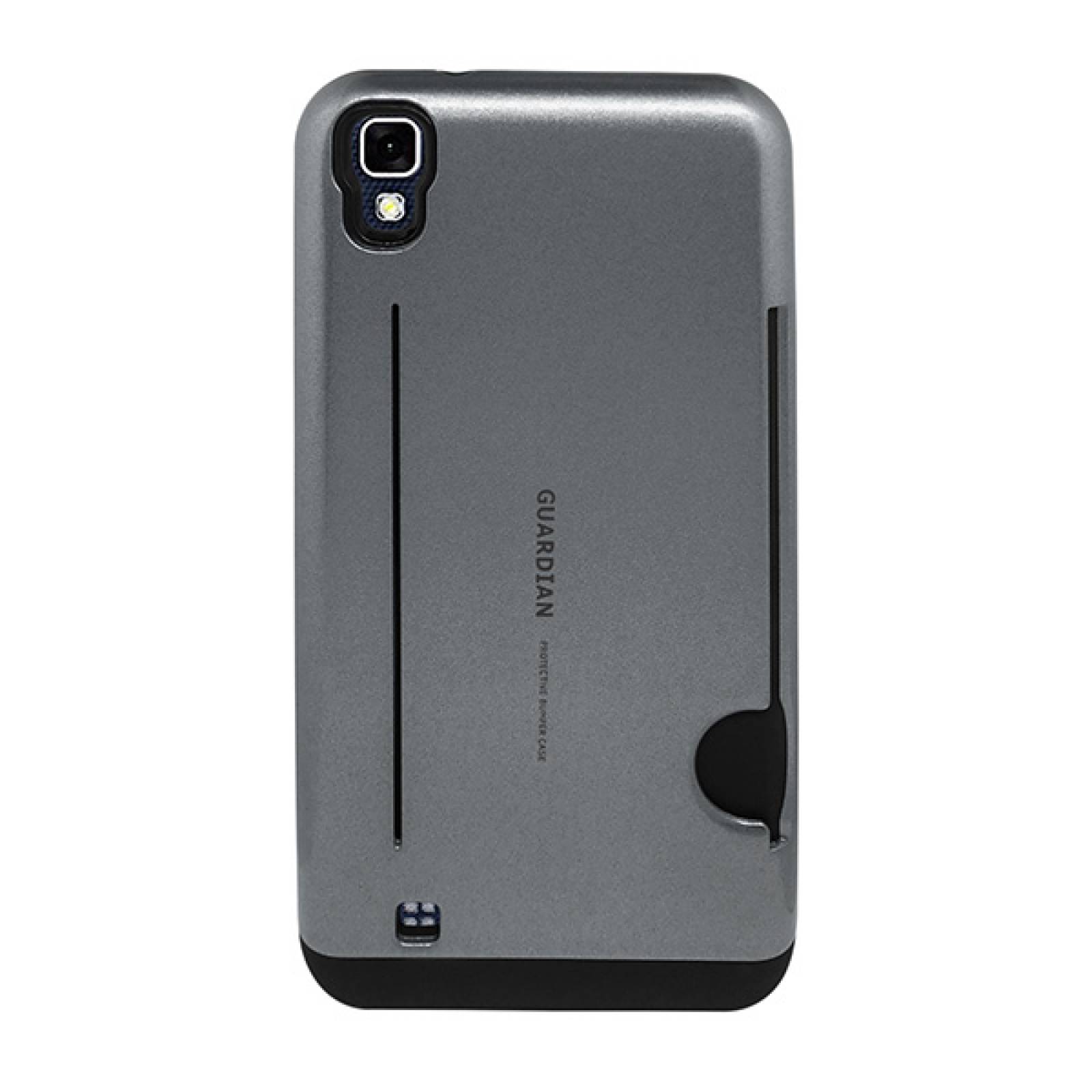 Funda tarjetero Guardian para Lg X power Gris