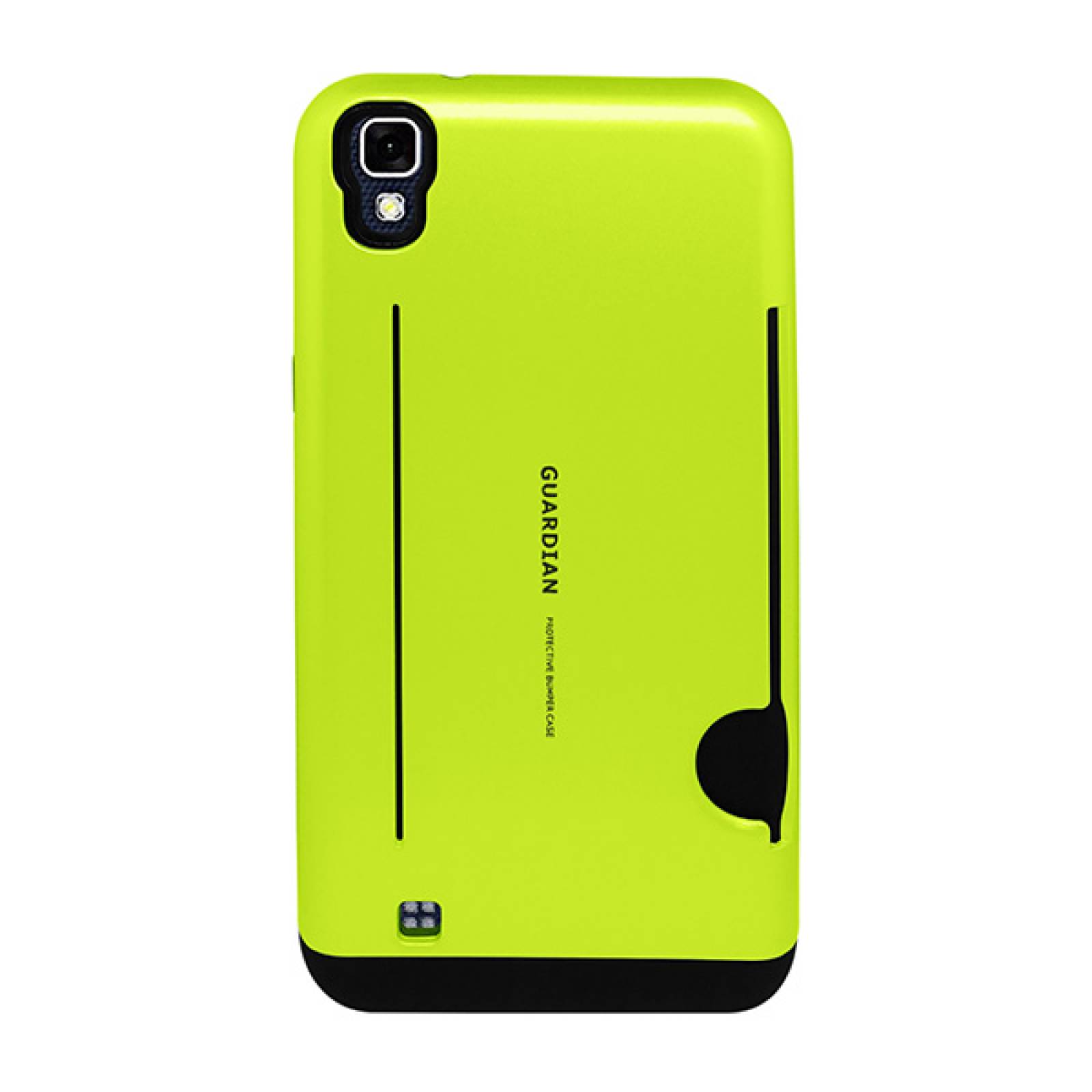 Funda tarjetero Guardian para Lg X power Verde limon