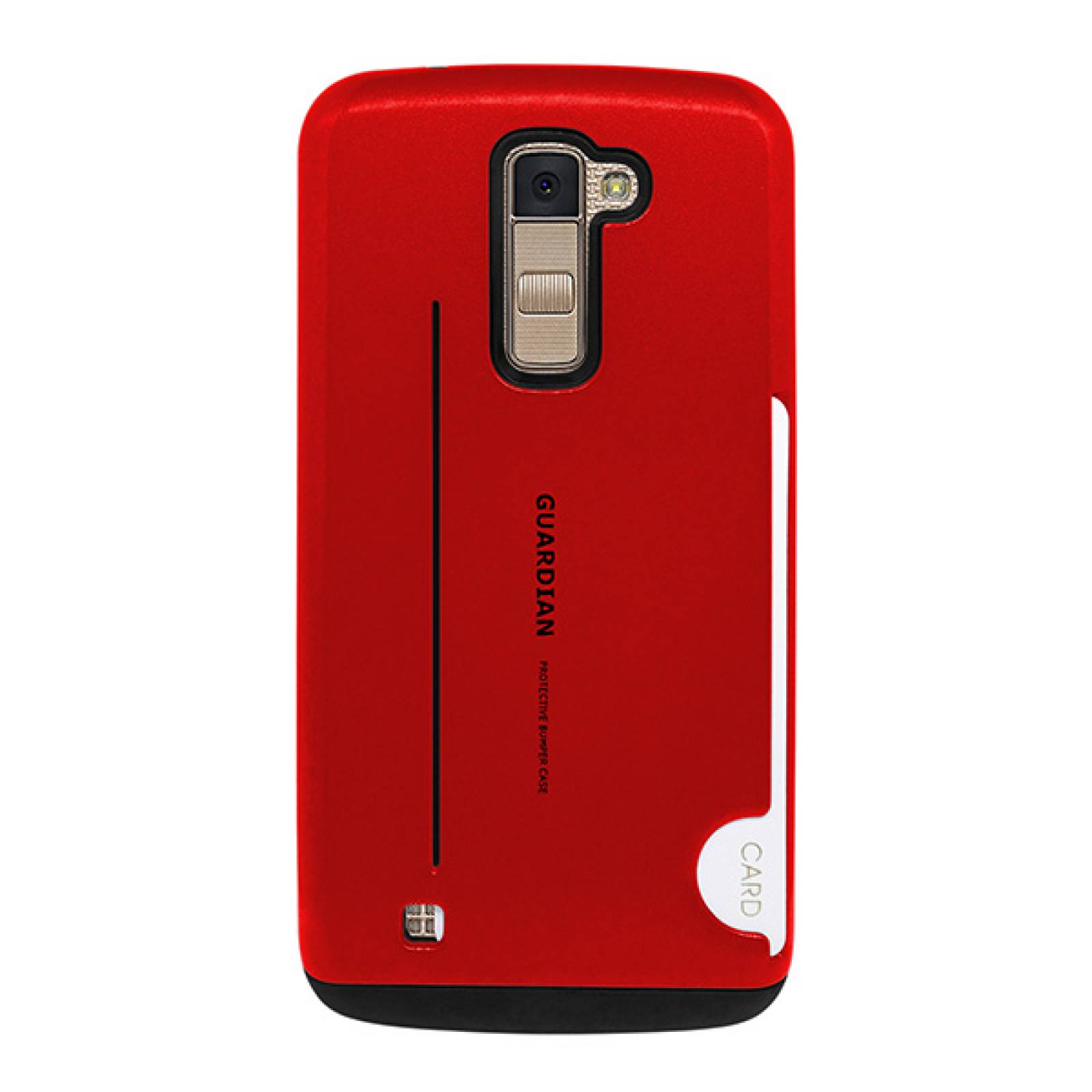 Funda tarjetero Guardian para Lg Q10 - K10 Rojo
