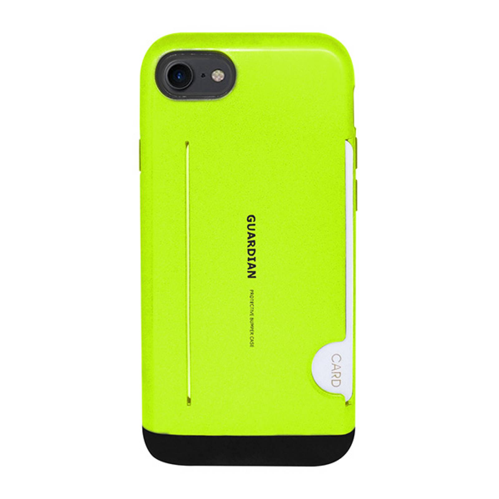 Funda tarjetero Guardian para iPhone 7 Verde limon