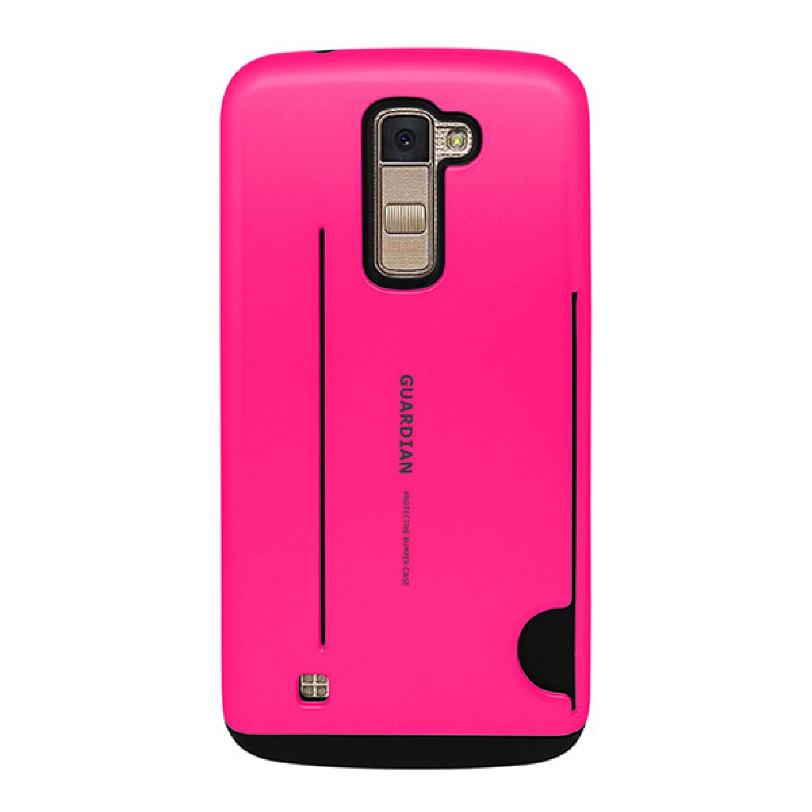 Funda tarjetero Guardian para Lg Q10 - K10 Fucsia