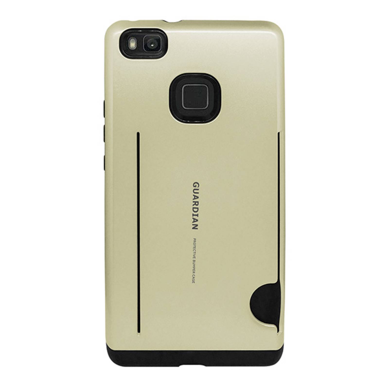 Funda tarjetero Guardian para Huawe P9 lite Dorado