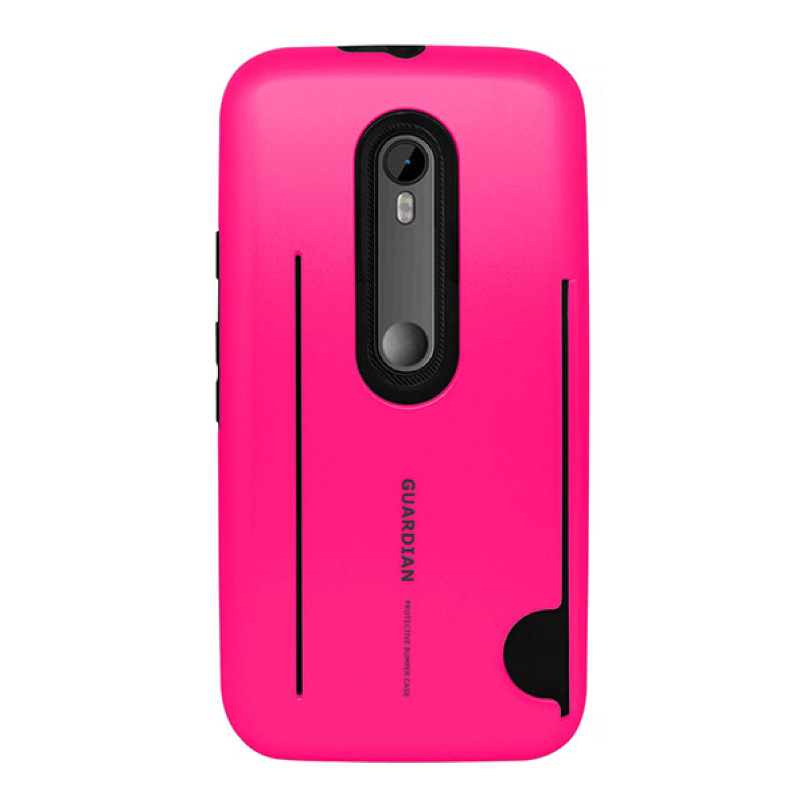 Funda tarjetero Guardian para Motorola Moto G3 Fucsia