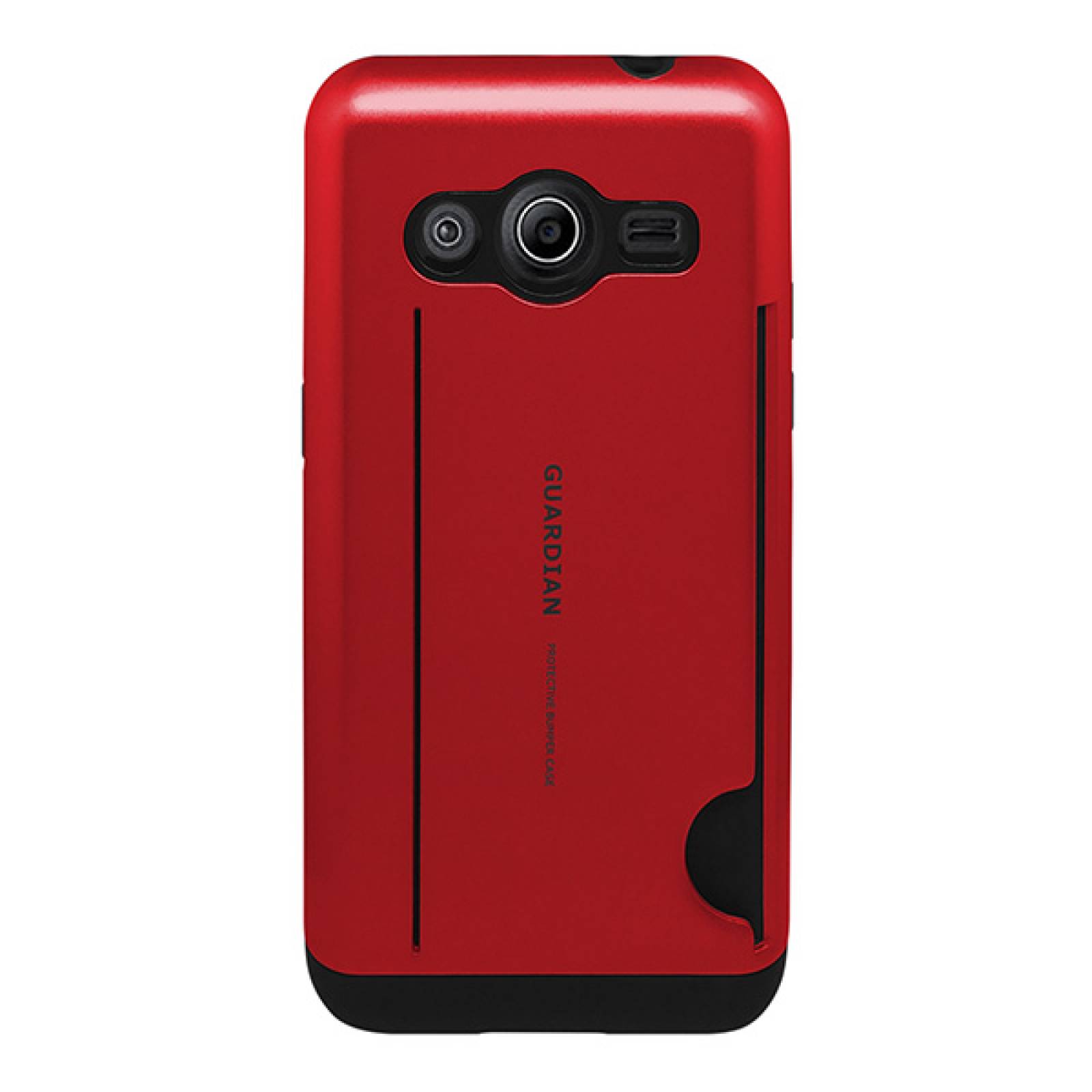 Funda tarjetero Guardian para Samsung Galaxy Core 2 Rojo