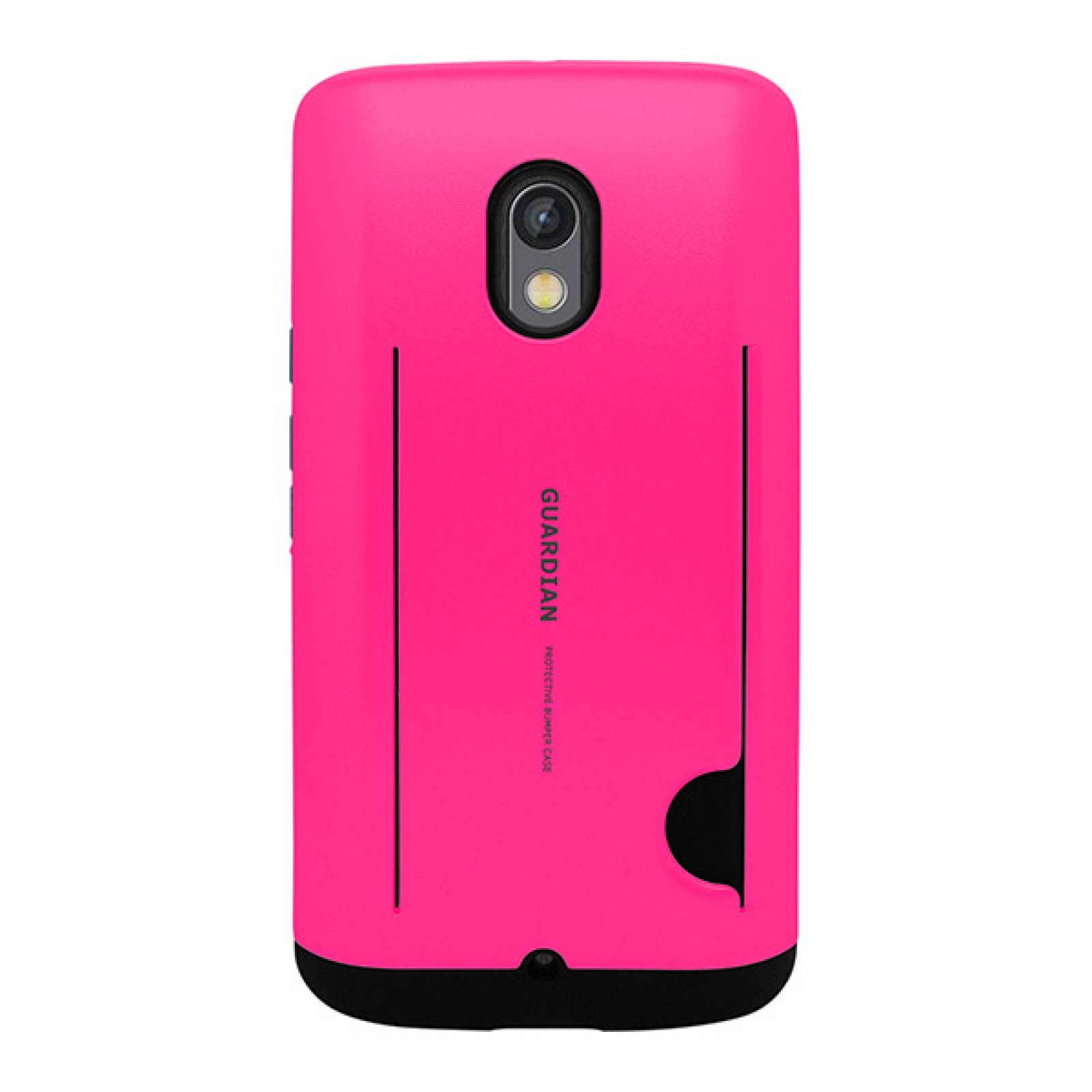 Funda tarjetero Guardian para Motorola Moto X play Fucsia