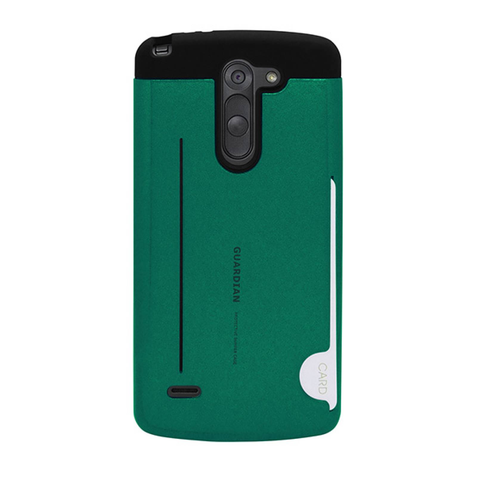 Funda tarjetero Guardian para Lg G3 stylus Verde esmeralda