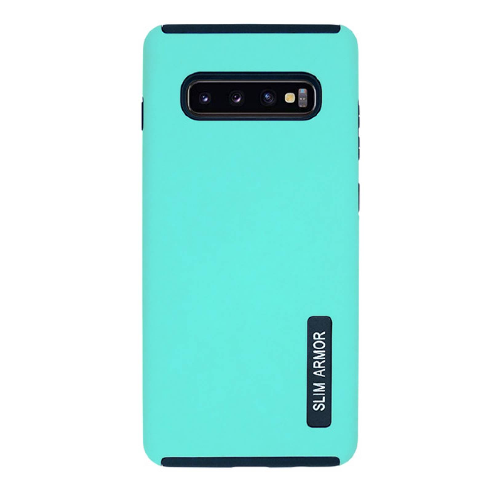 Funda Atti New Case Doble Capa Para Samsung S10 Plus Color Verde Menta