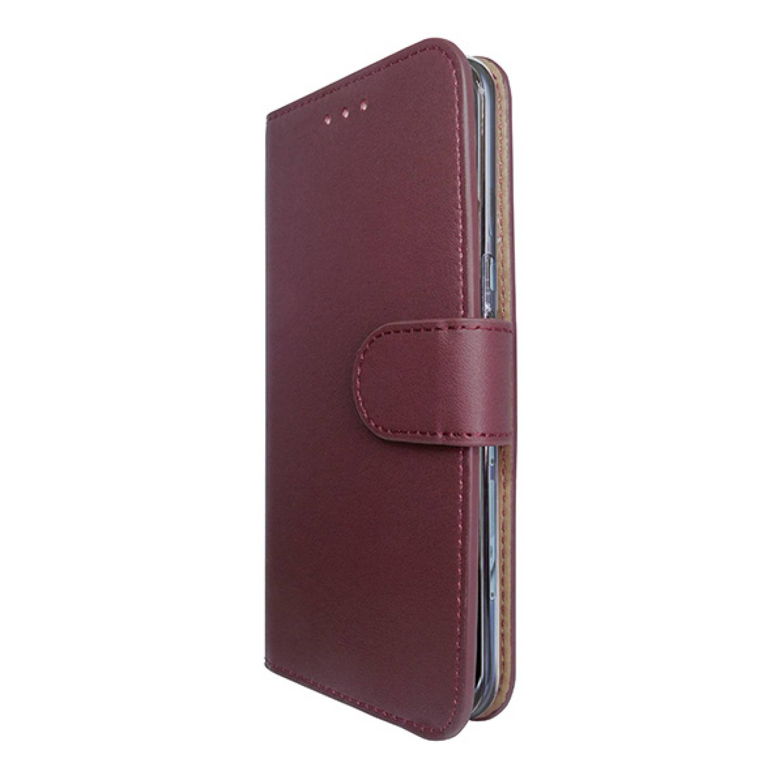 Funda Atti Premier Diary Tipo Cartera Para Lg K10 2017 Color Vino