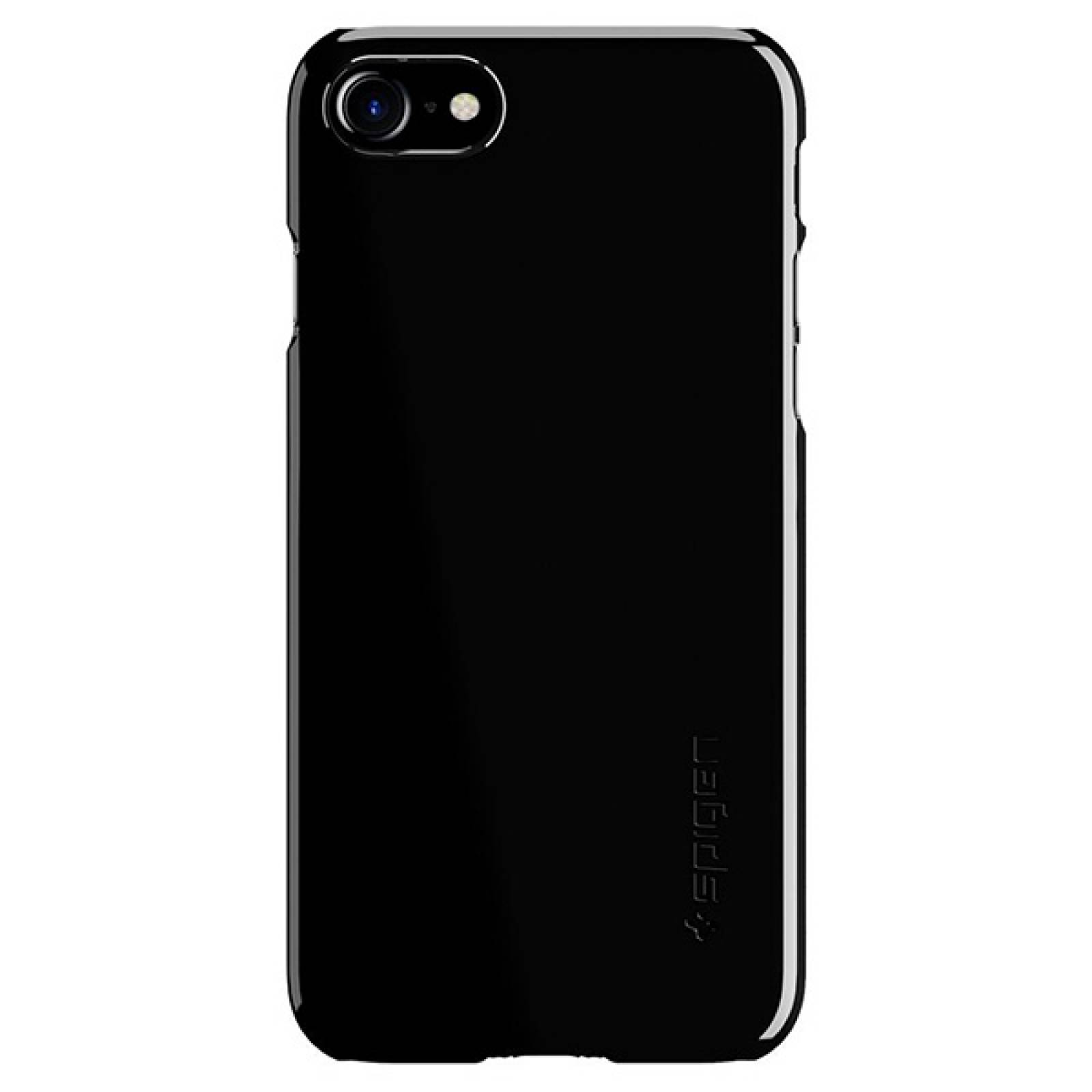 Funda Spigen Thin fit para iPhone 7 / 8 / Se 2020 Jett black