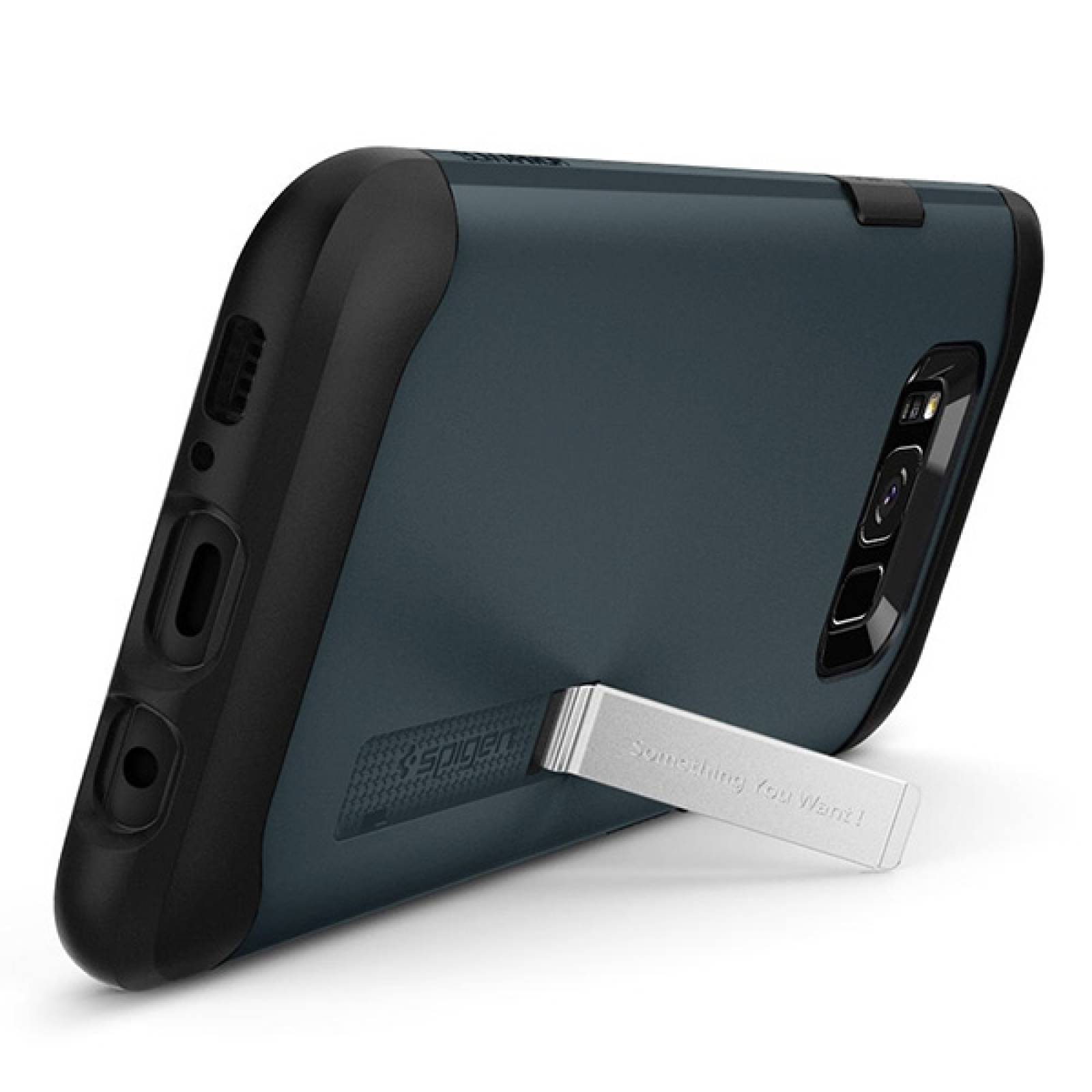 Funda Spigen Slim Armor para Samsung Galaxy S8 plus Metal slate