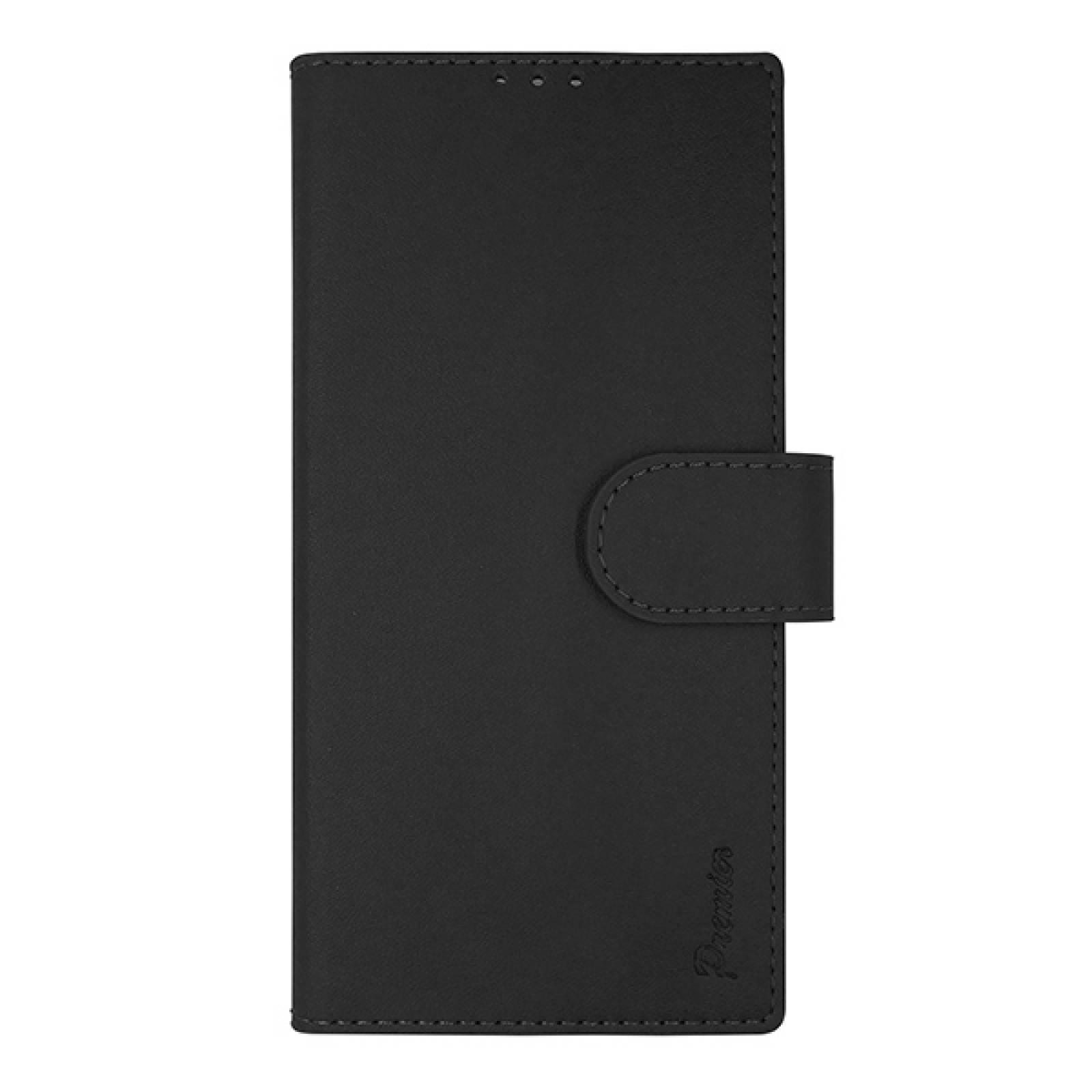 Funda Atti Premier Diary Tipo Cartera Para Iphone Xr Color Negro