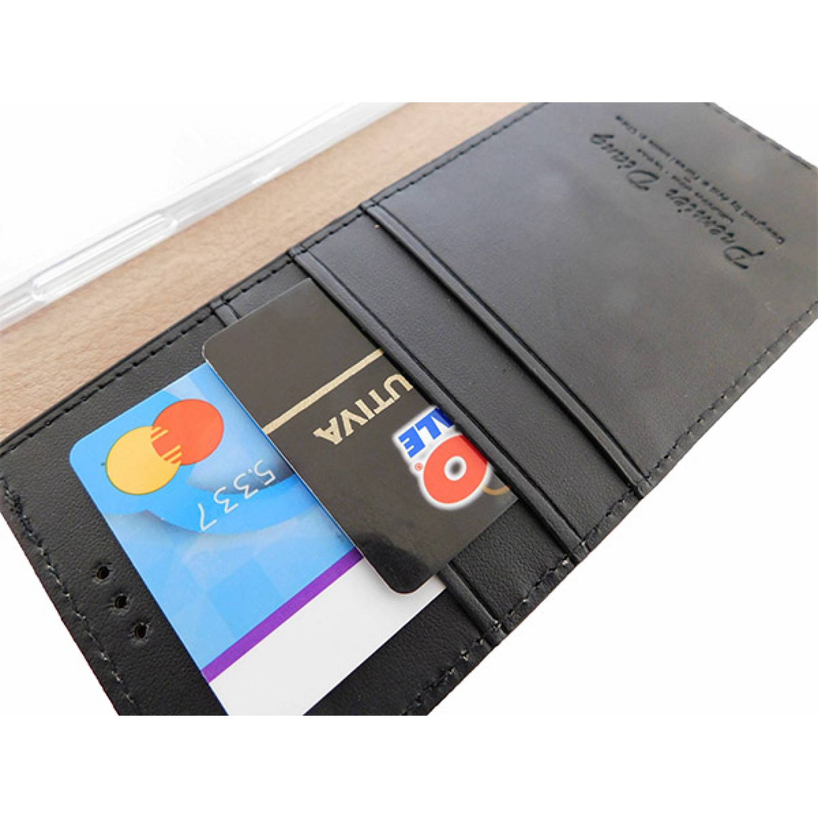 Funda Atti Premier Diary Tipo Cartera Para Iphone Xr Color Negro