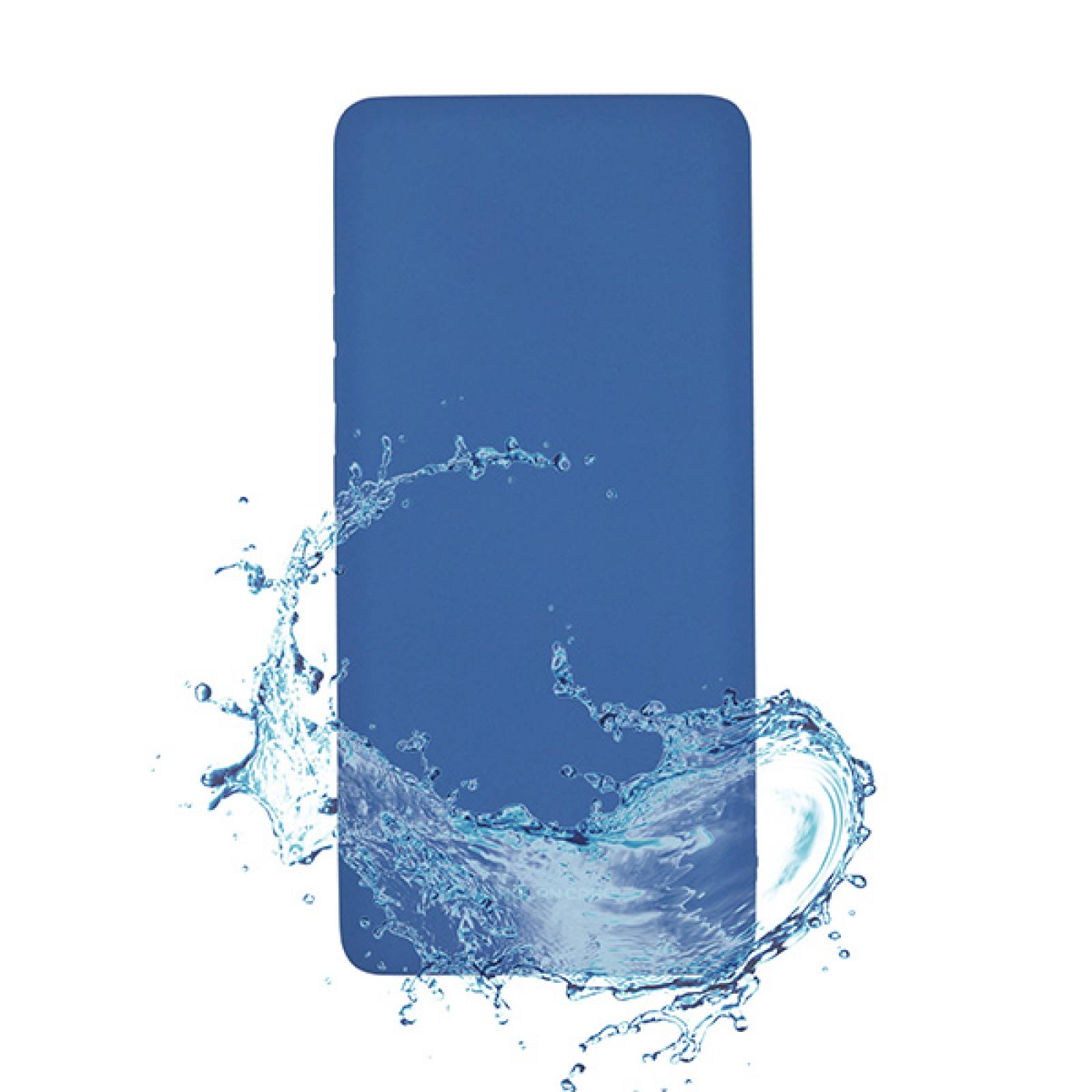 Funda Case de Silicon Suave Protector Acabado Mate para Apple iPhone X | Xs Azul
