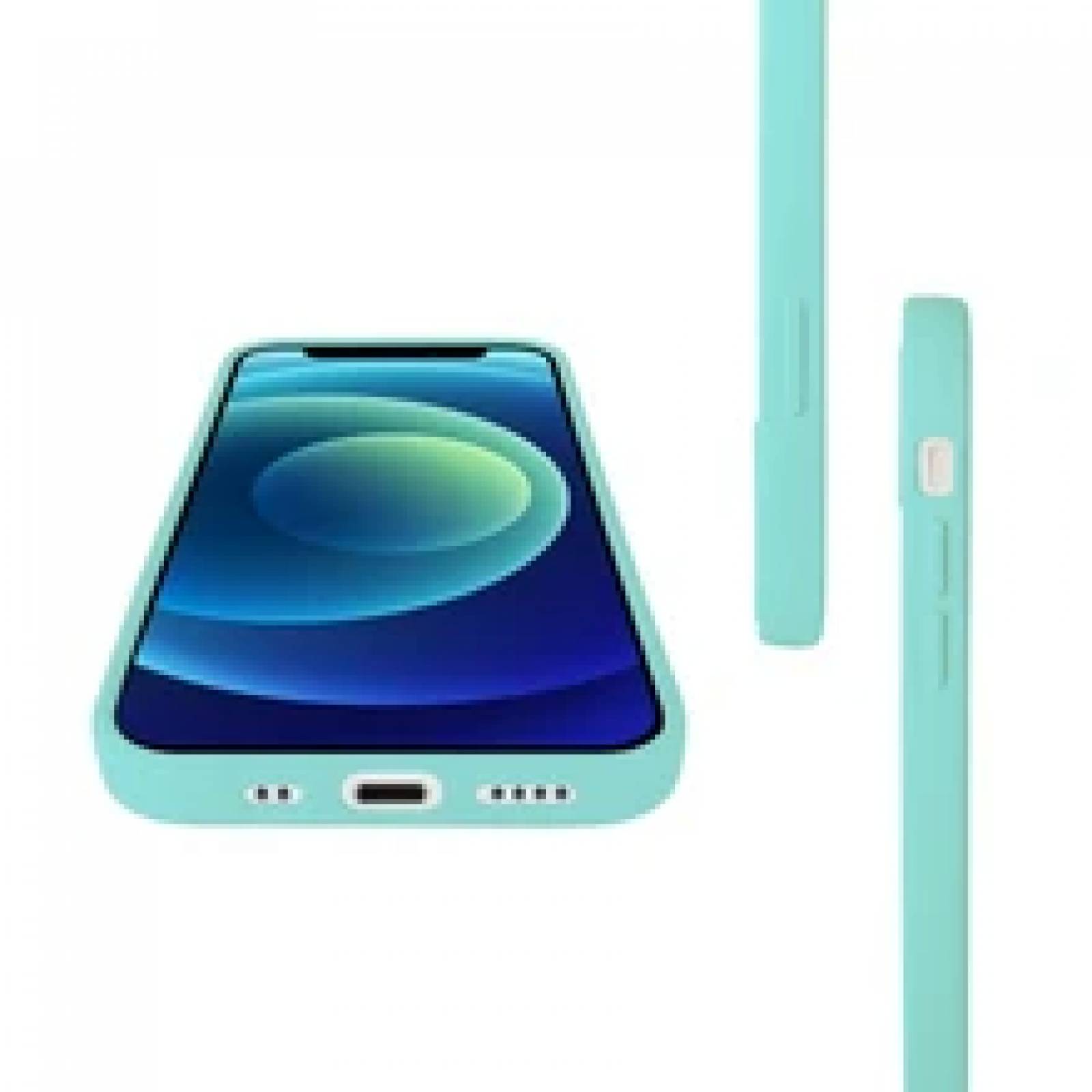 Funda Molan Cano Case De Silicon Suave Para Iphone 12 Mini Menta