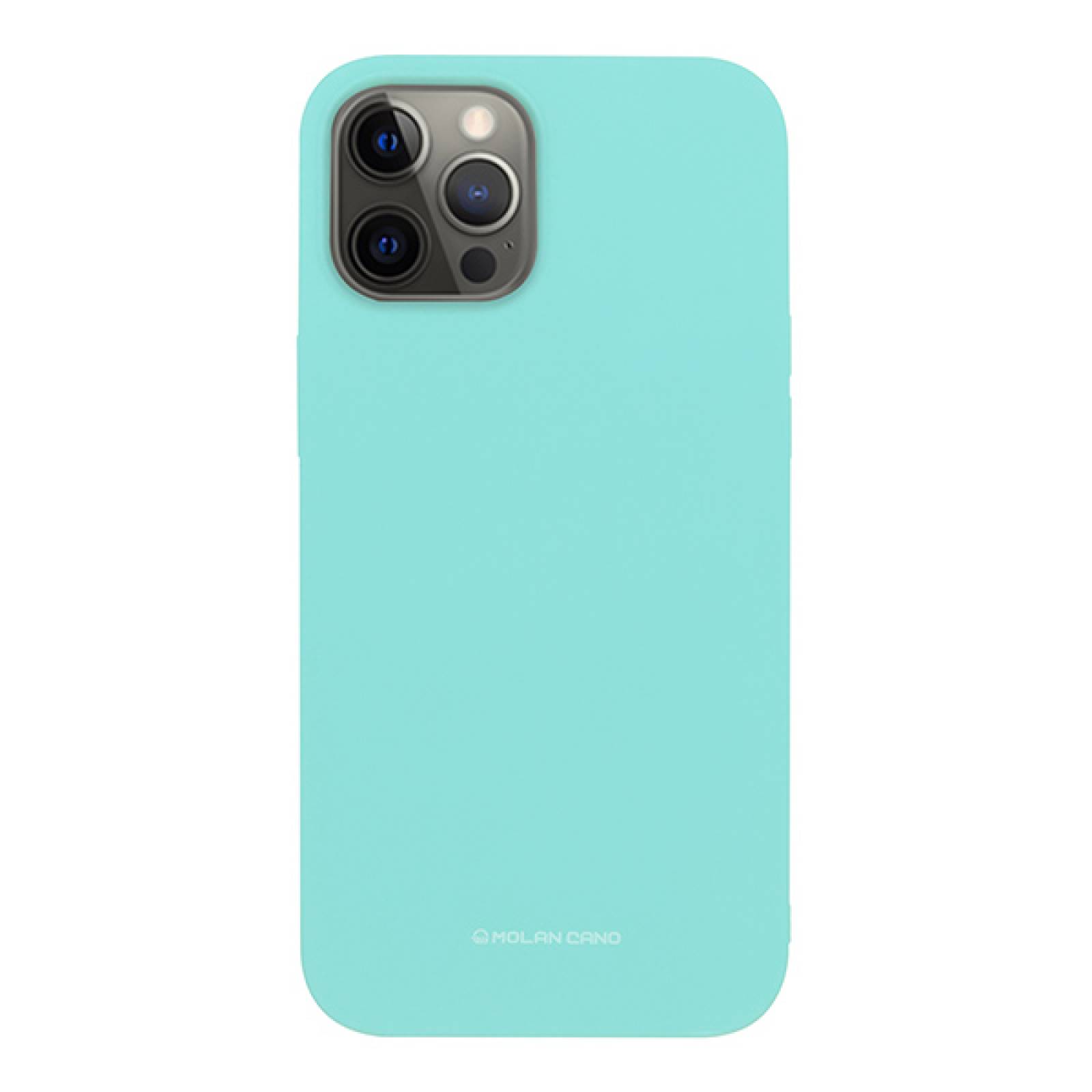 Funda Case de Silicon Suave Protector Acabado Mate para Apple iPhone 12 Pro Menta