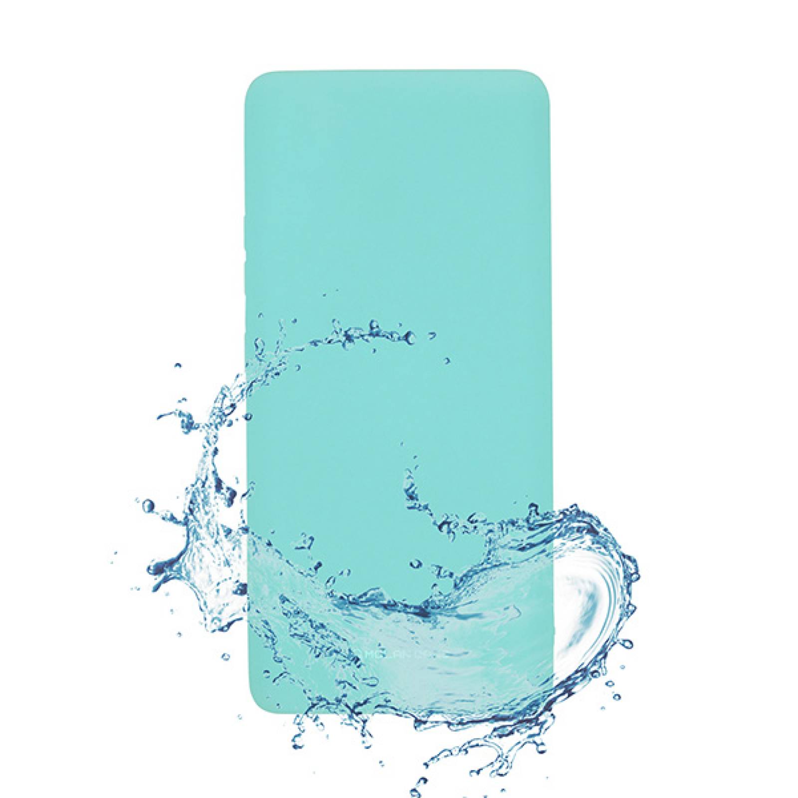 Funda Case de Silicon Suave Protector Acabado Mate para Apple iPhone 12 Pro Menta