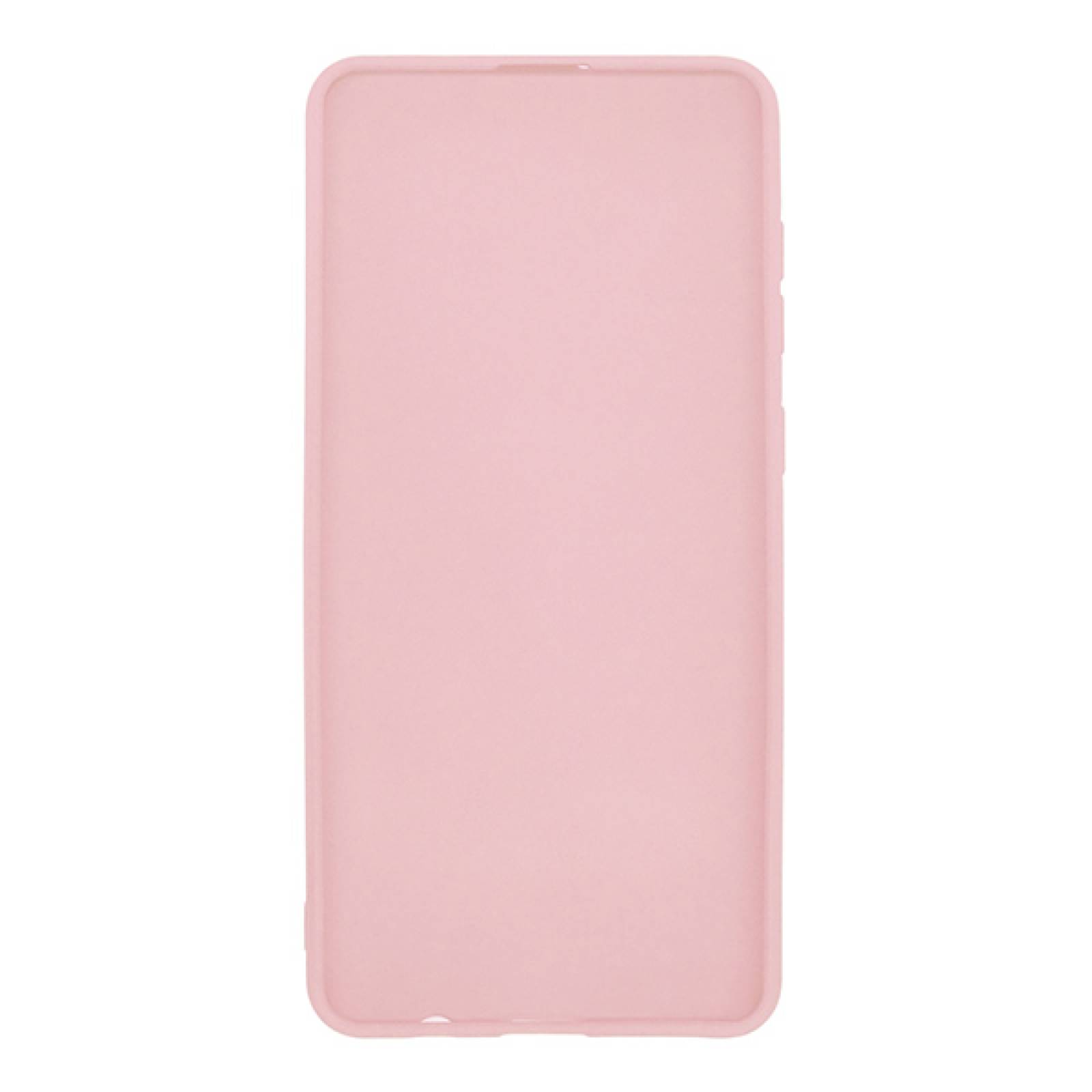 Funda Case de Silicon Suave Protector Acabado Mate para Motorola One Zoom Rosa