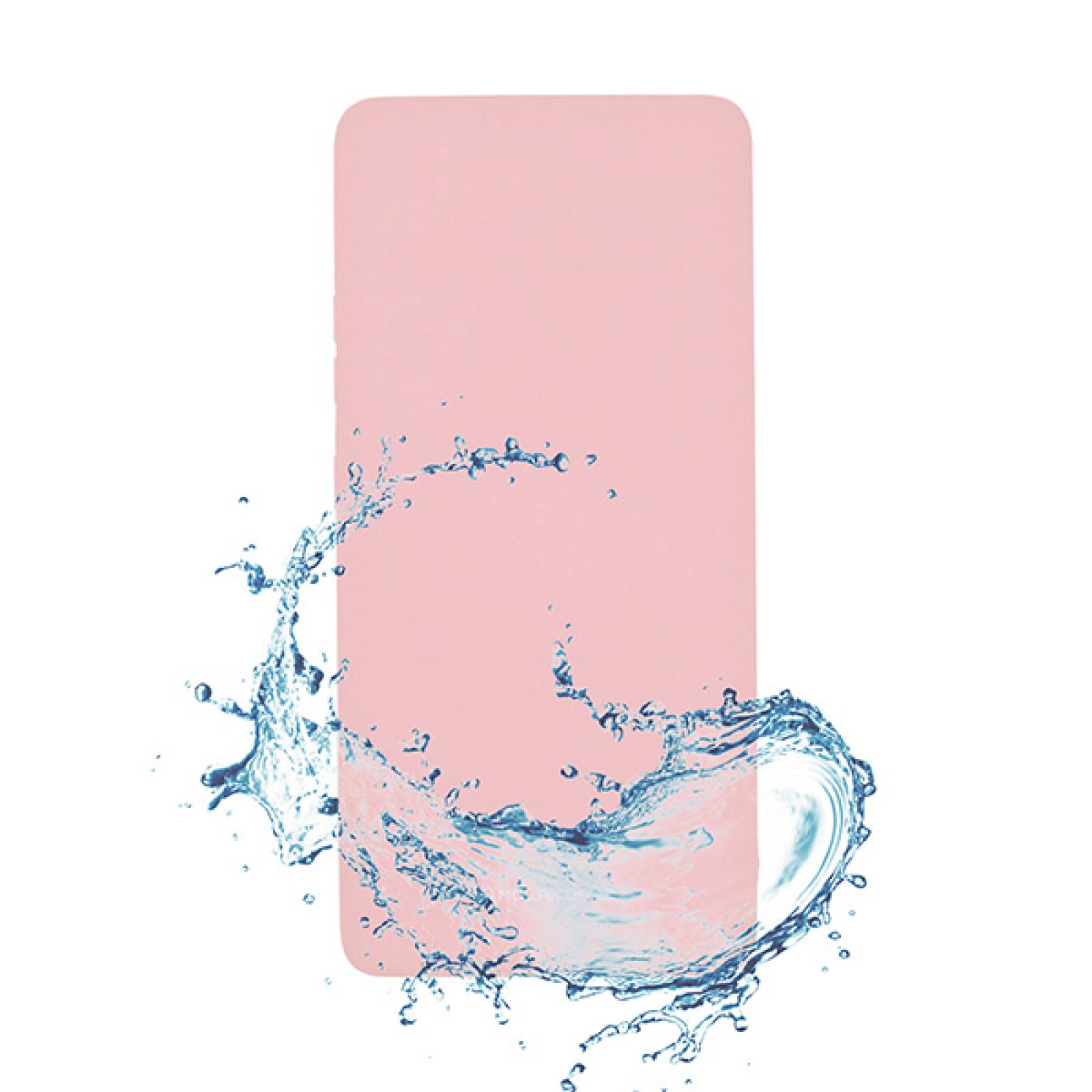 Funda Case de Silicon Suave Protector Acabado Mate para Motorola One Zoom Rosa