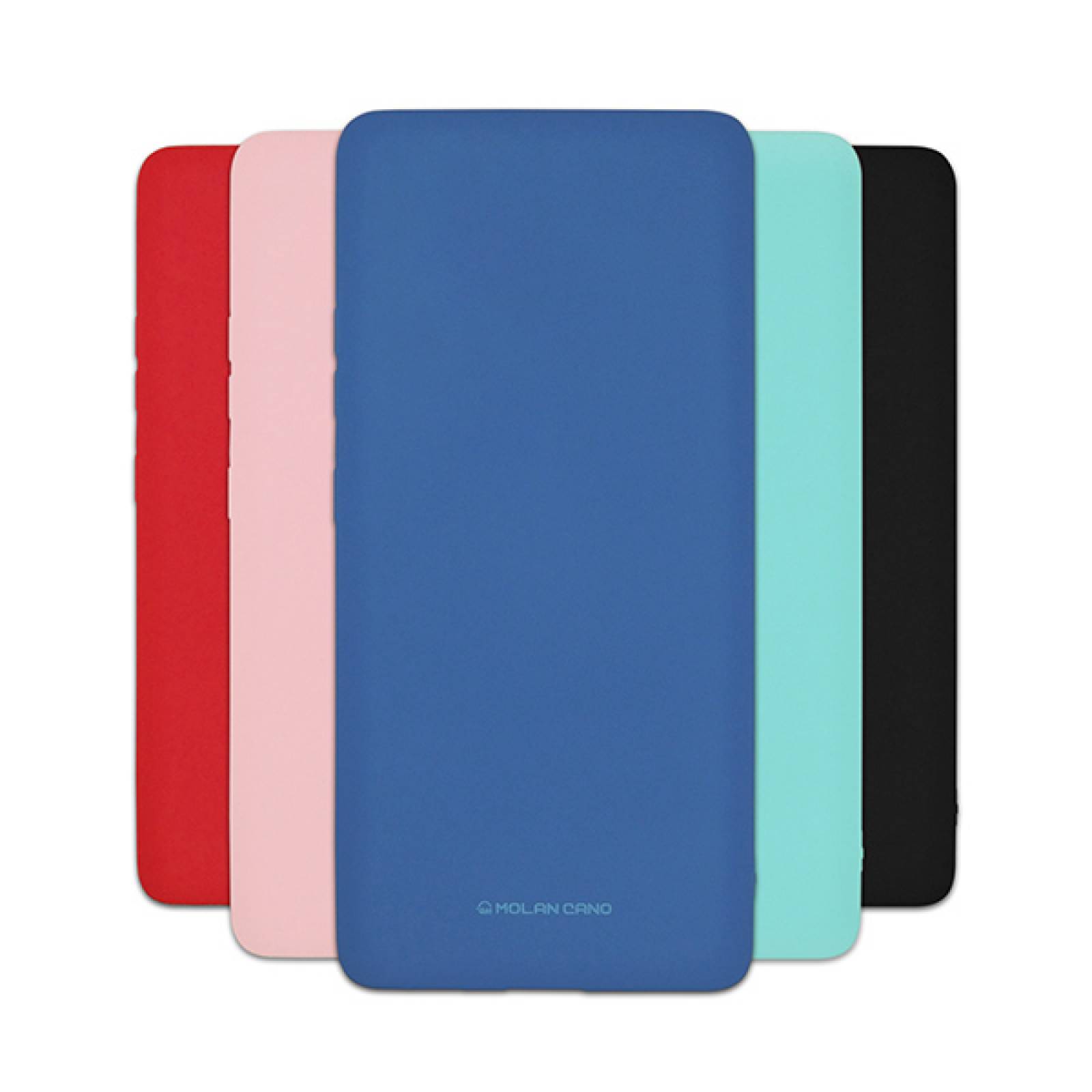 Funda Case de Silicon Suave Protector Acabado Mate para Motorola One Zoom Azul