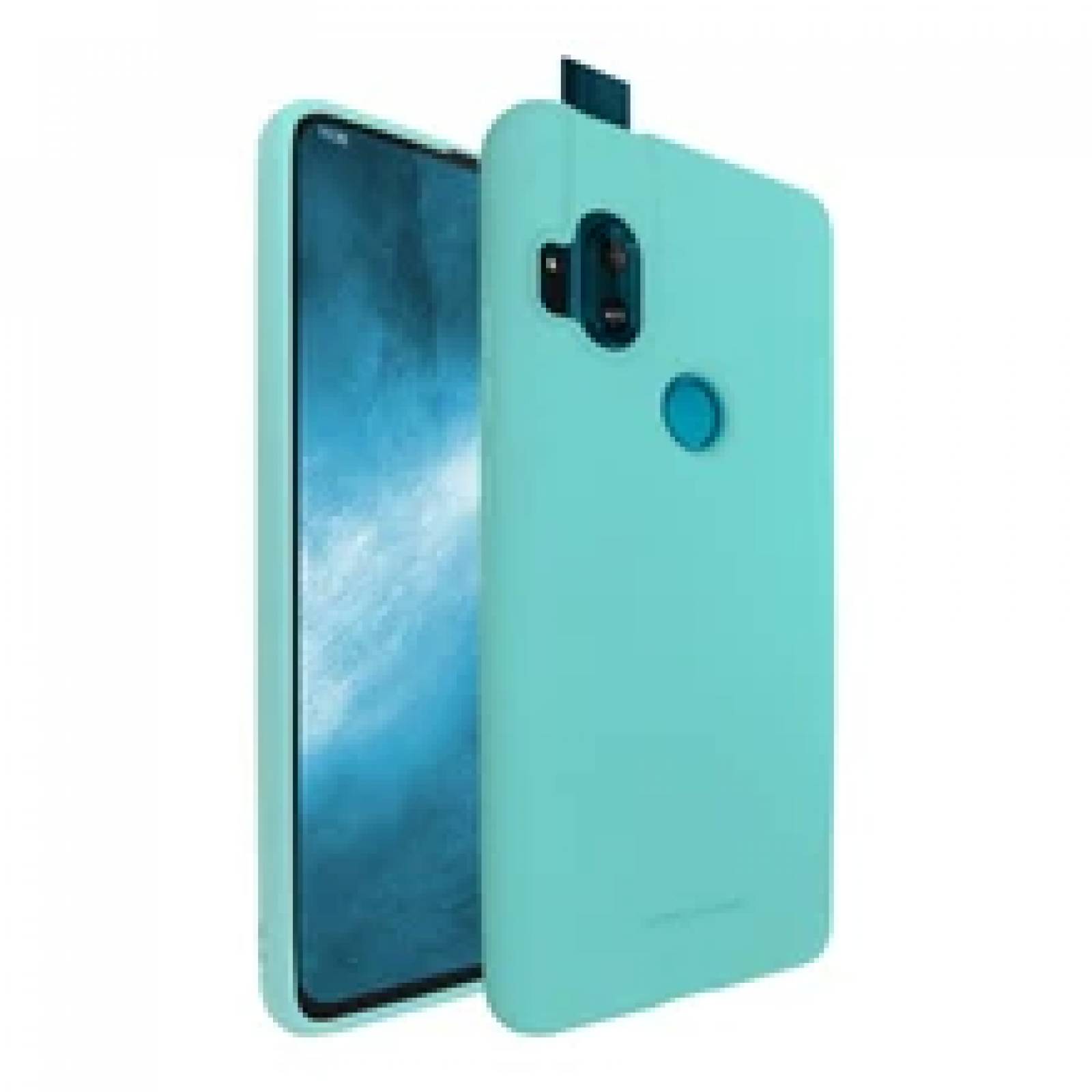 Funda Molan Cano Case De Silicon Suave Para Motorola Moto One Hyper Menta